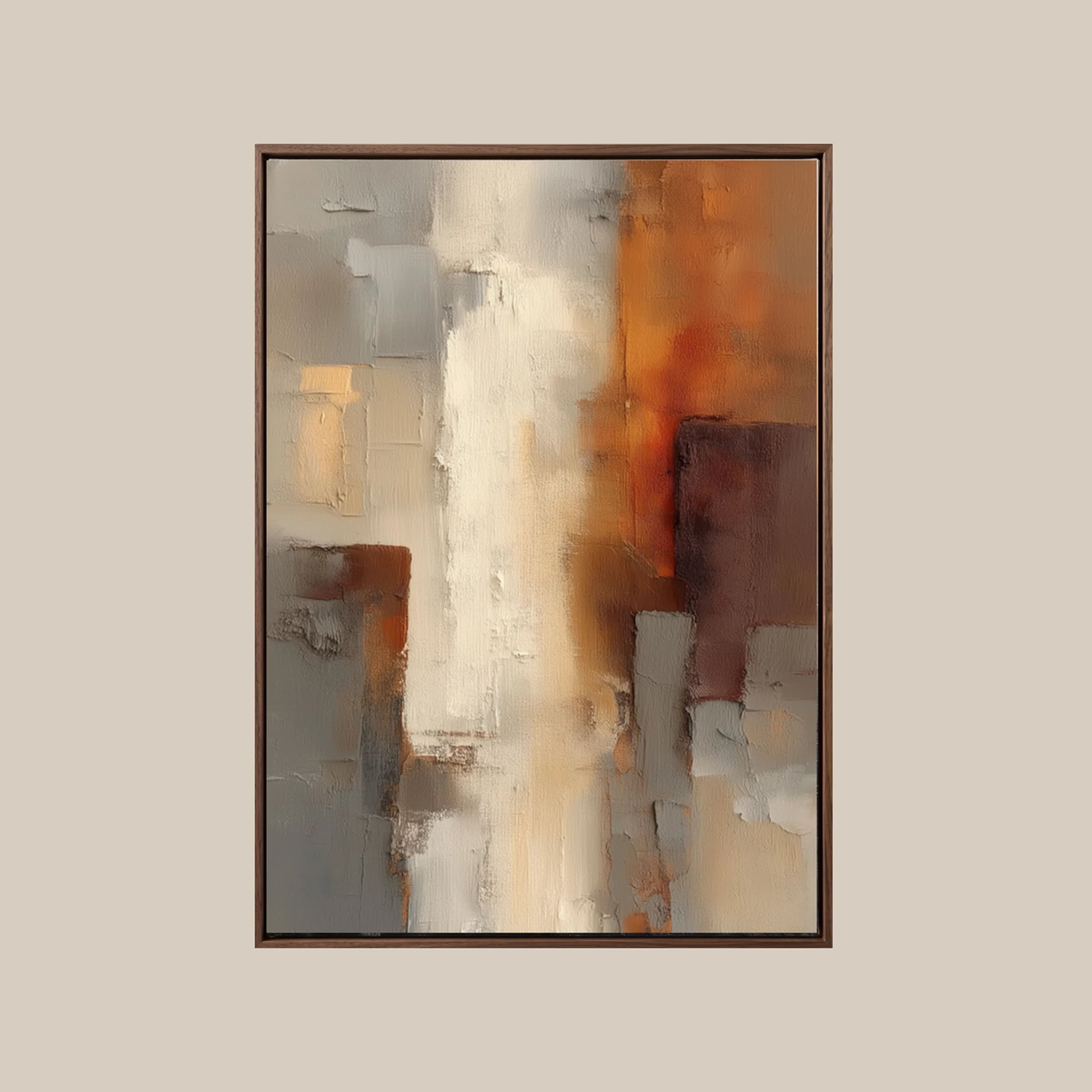 Color Field Painting ｜ Ochre-Field-Glow