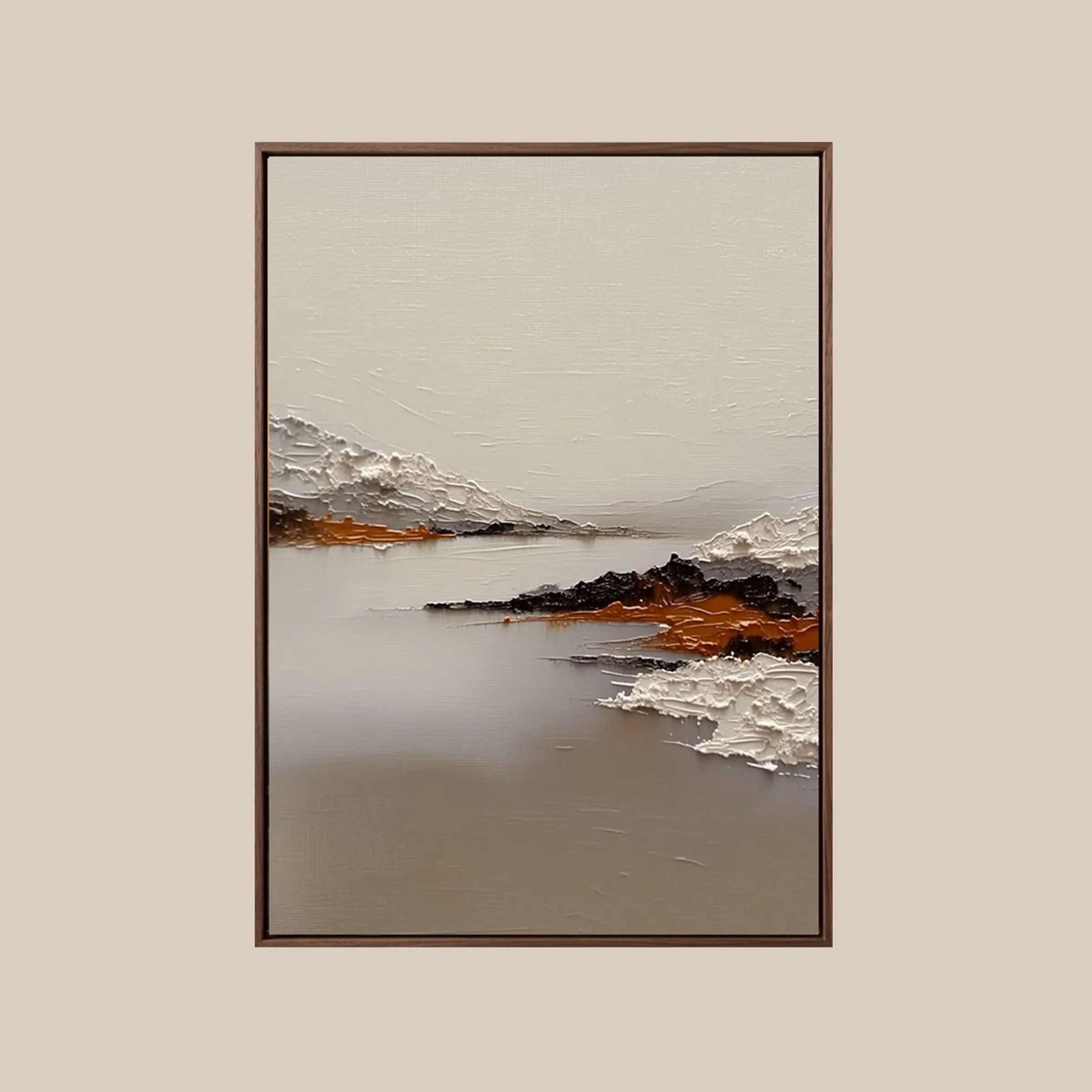 Abstract Landscape ｜ Ochre-Mist-Horizon