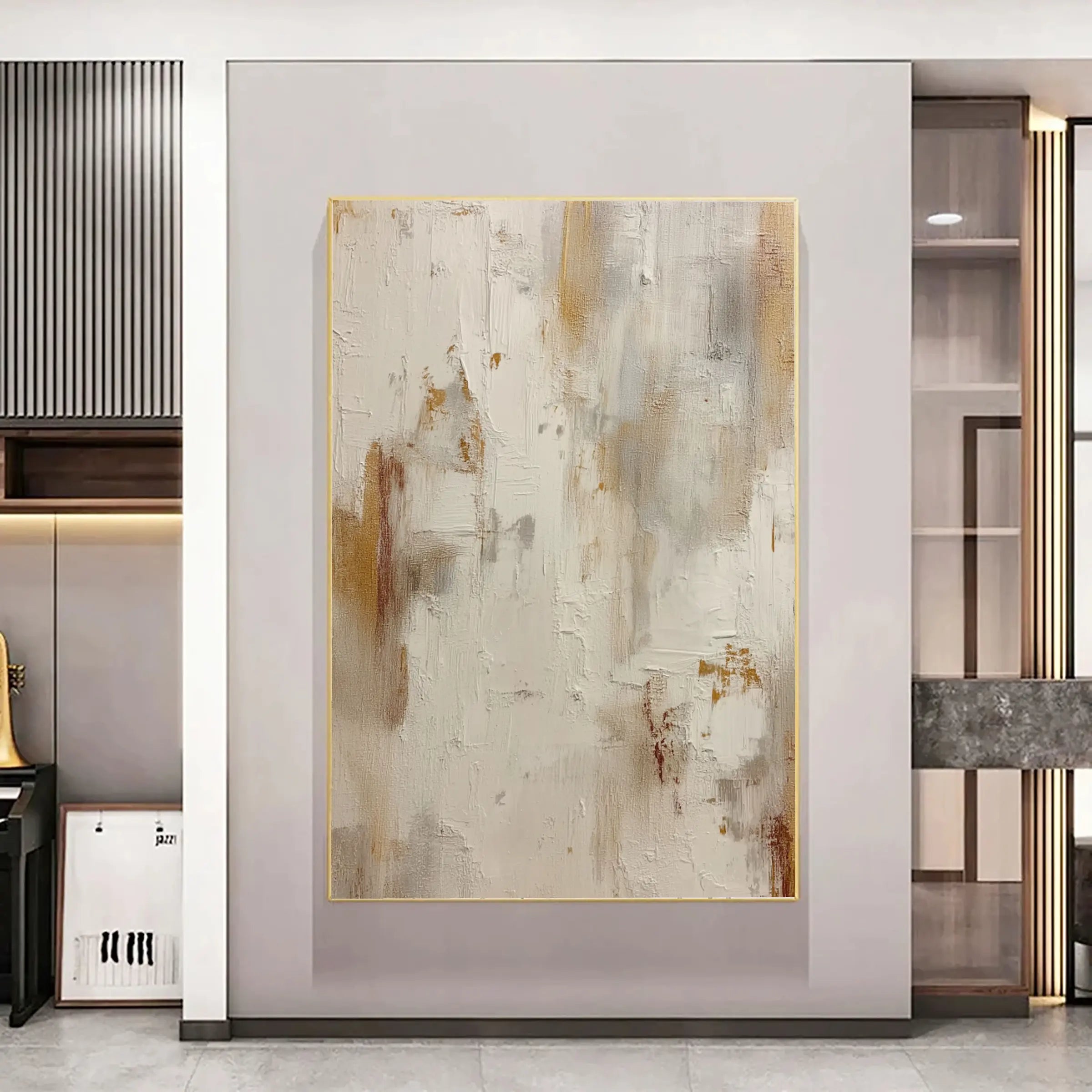 Textured Wall Art ｜ Ochre-Ridge-Silence