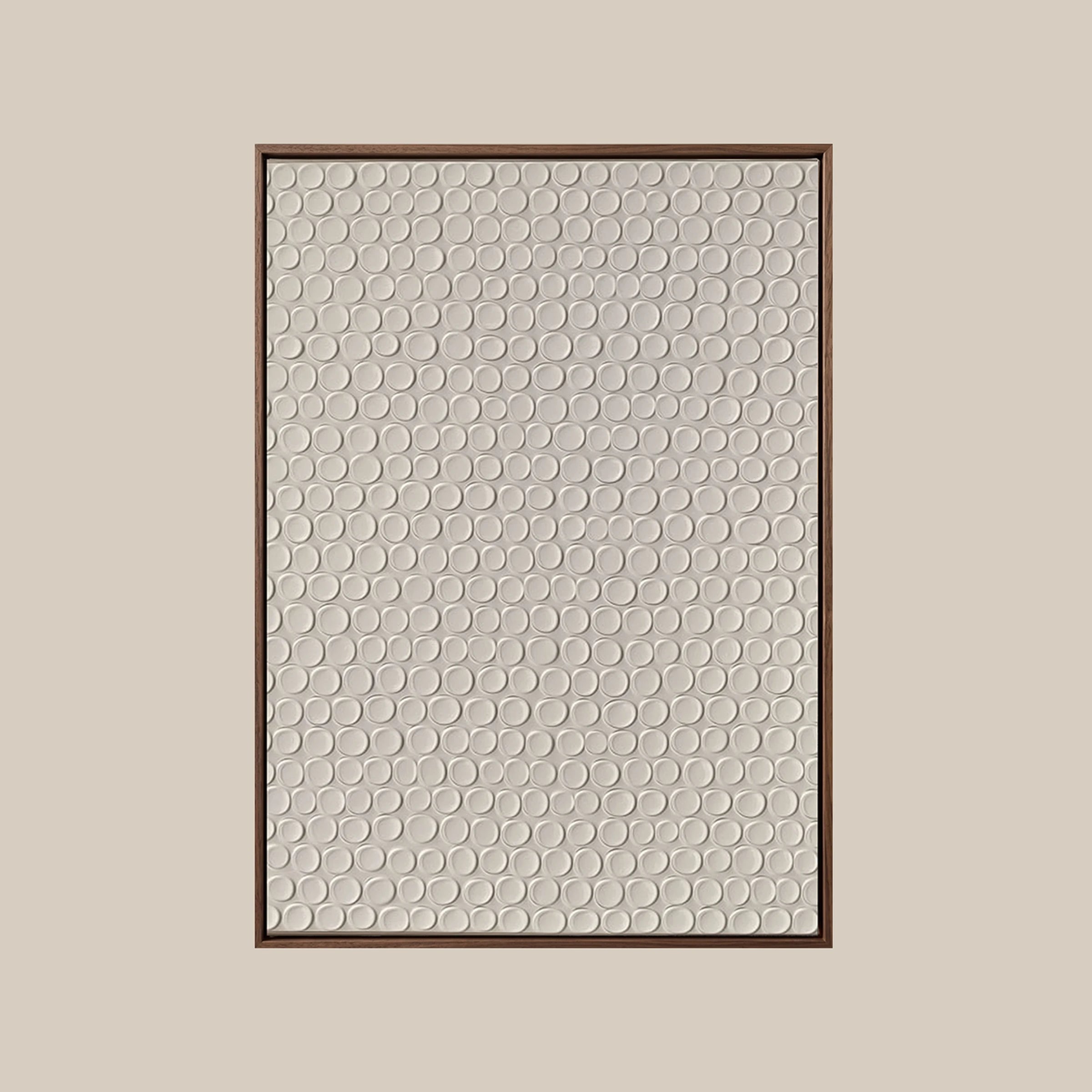 Geometric Abstract Art ｜ Plaster-Circle-Matrix