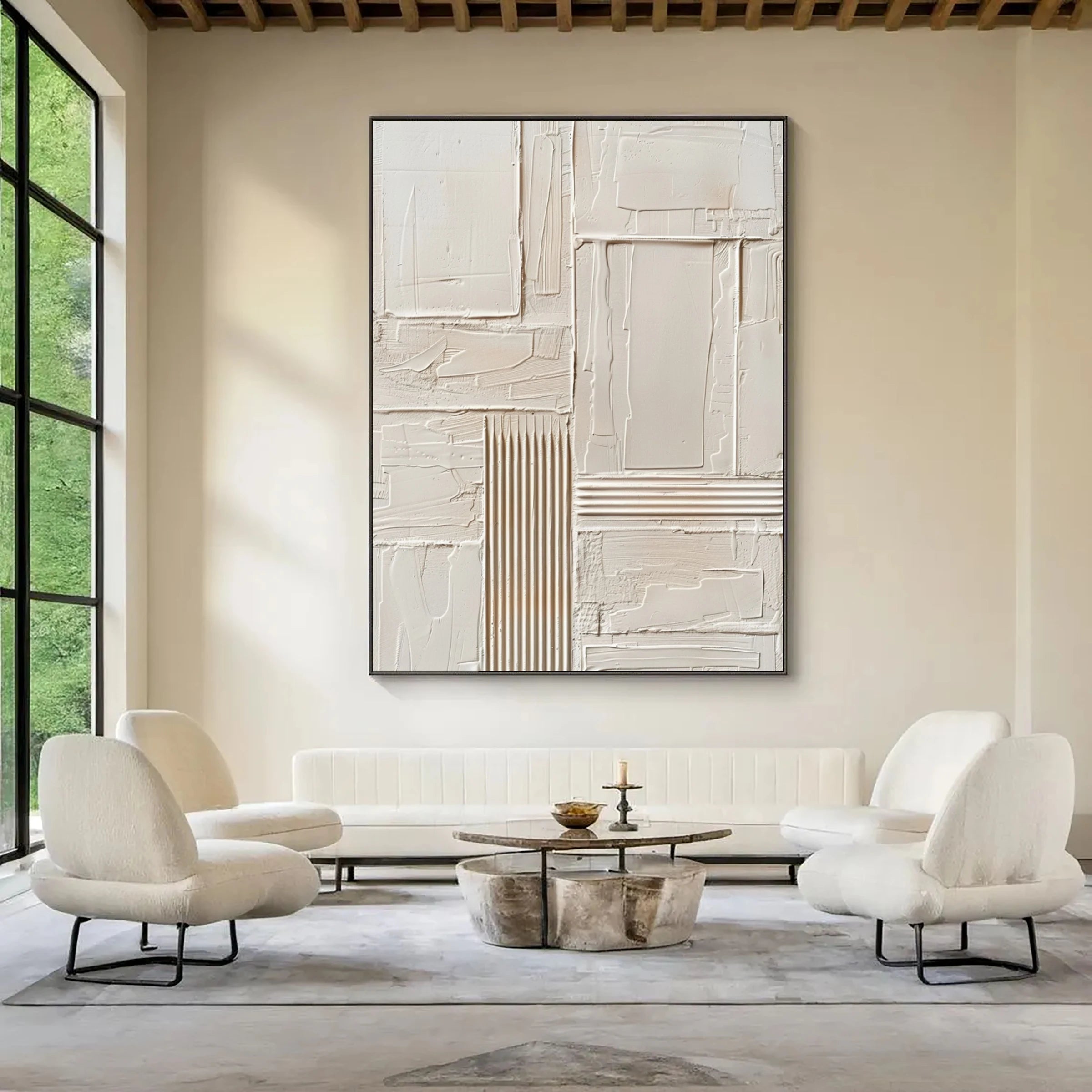 Textured Wall Art ｜ Plaster-Wabi-Relief