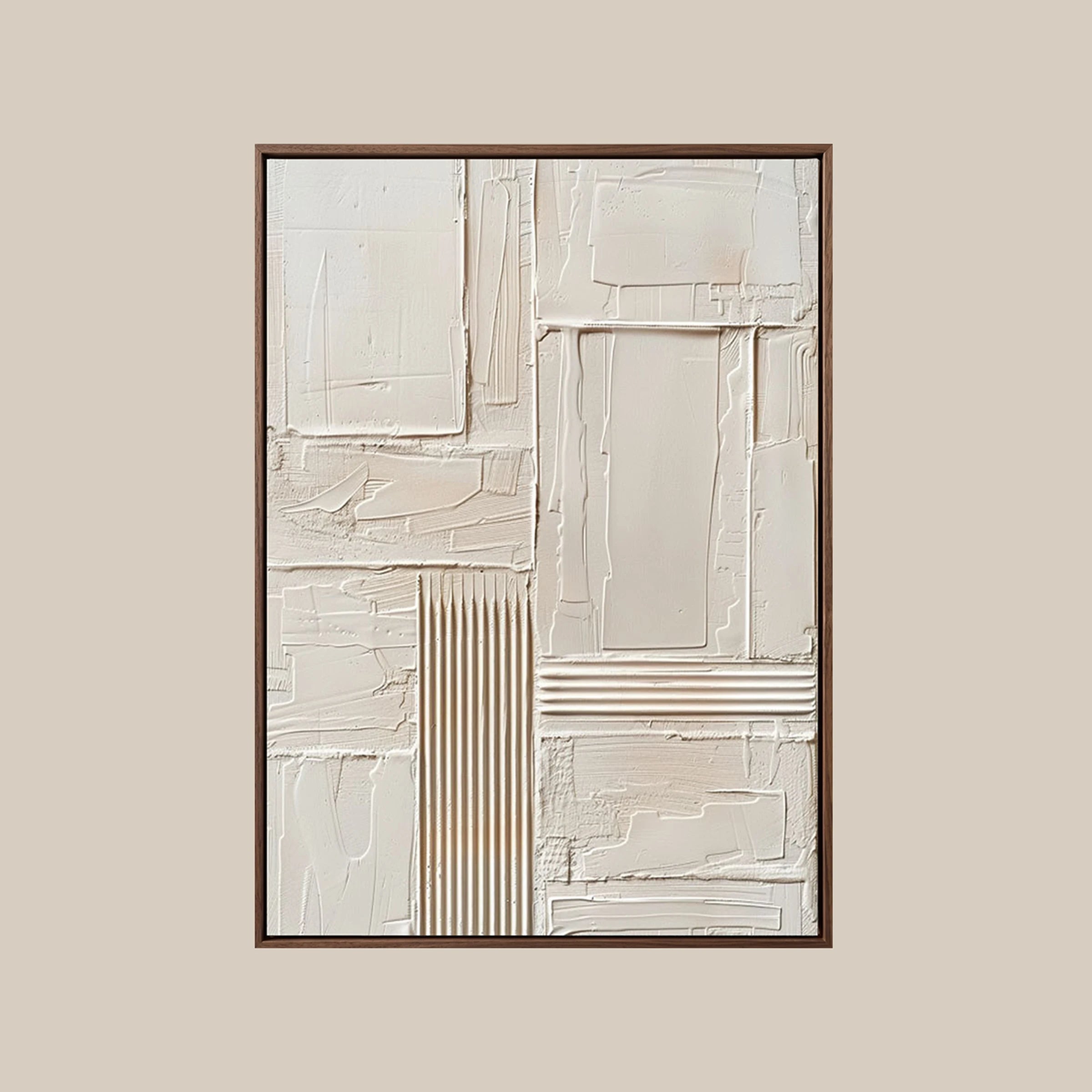 Textured Wall Art ｜ Plaster-Wabi-Relief