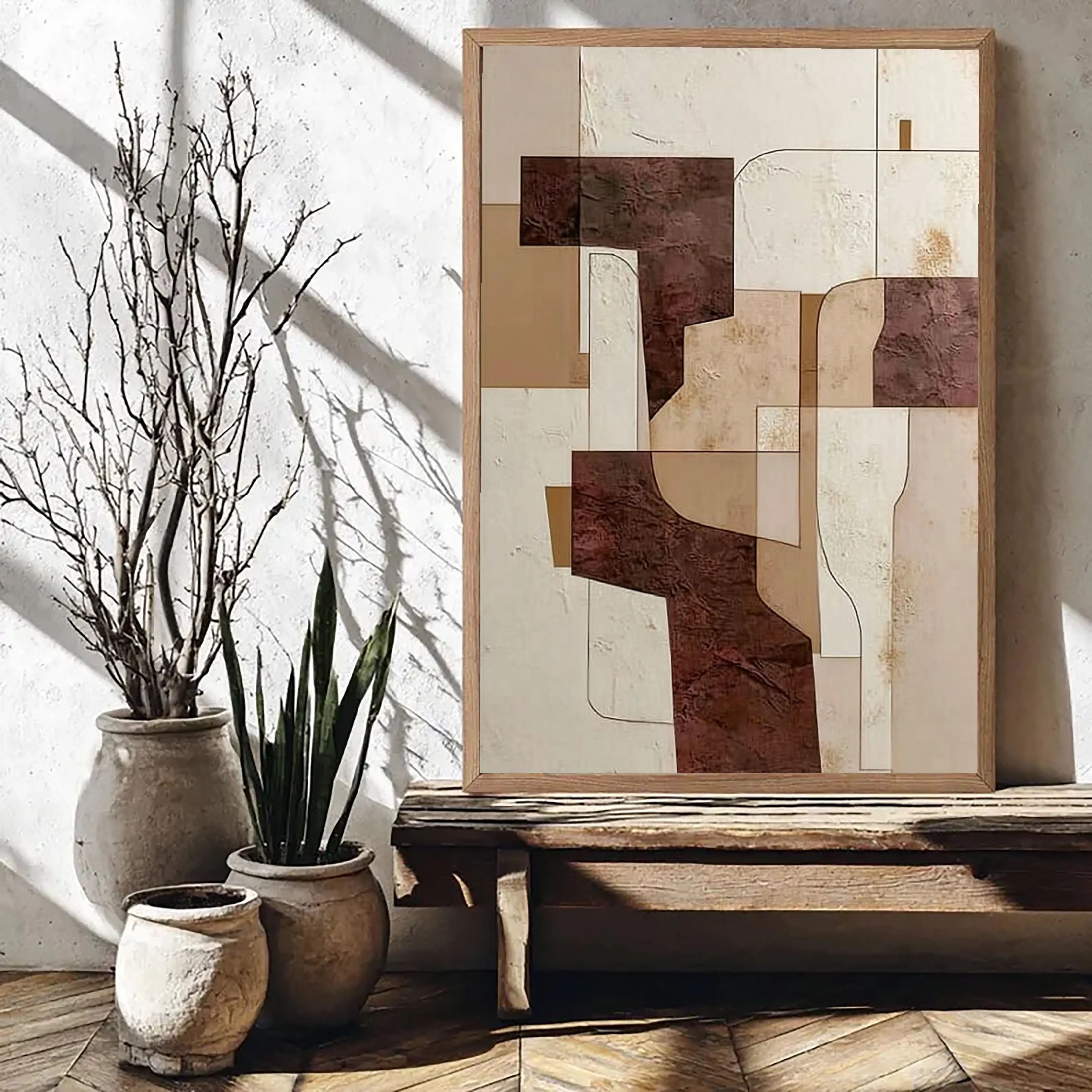 Geometric Abstract Art ｜ Organic-Fragments