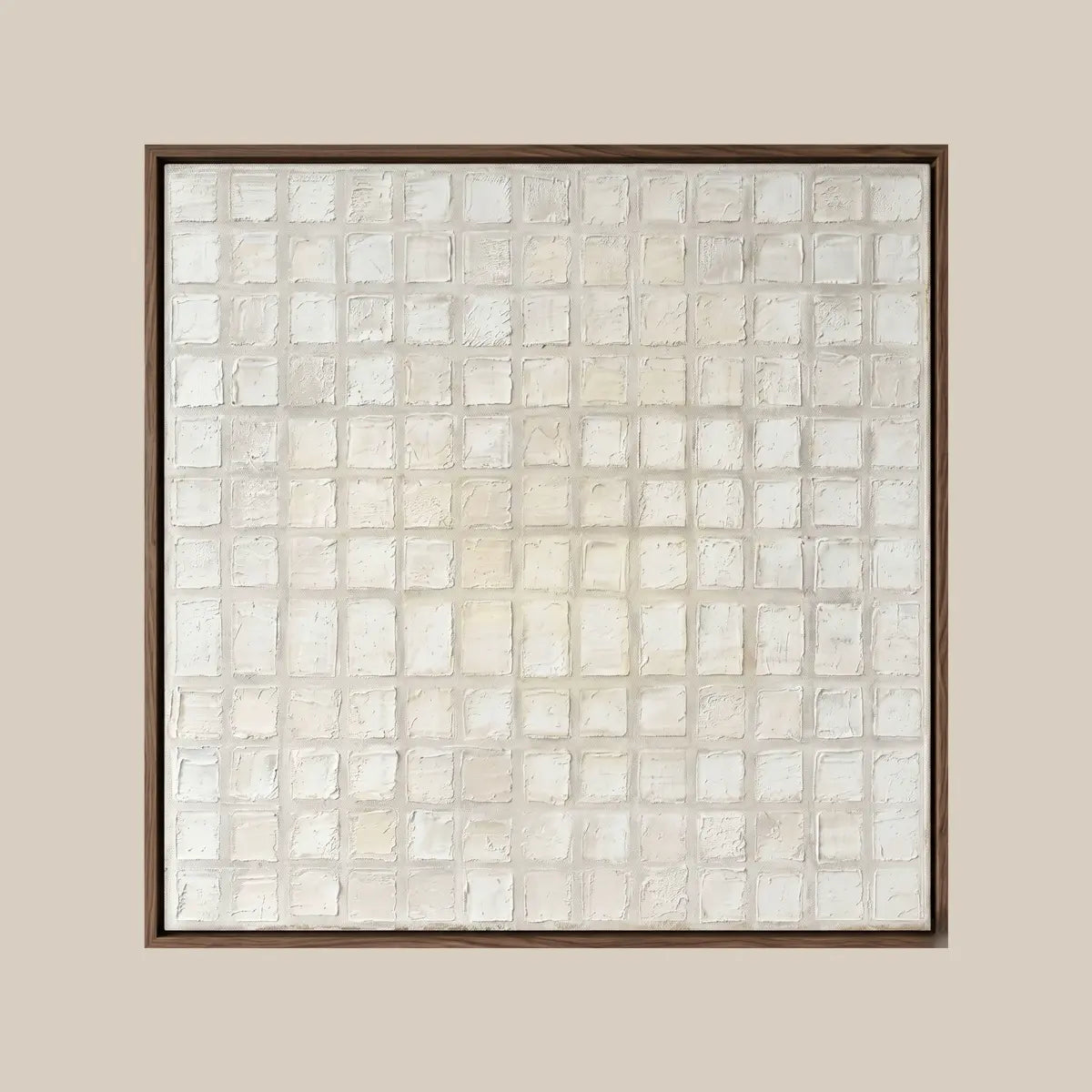 Textured Wall Art ｜ Rhythmic-Mosaic-Oat