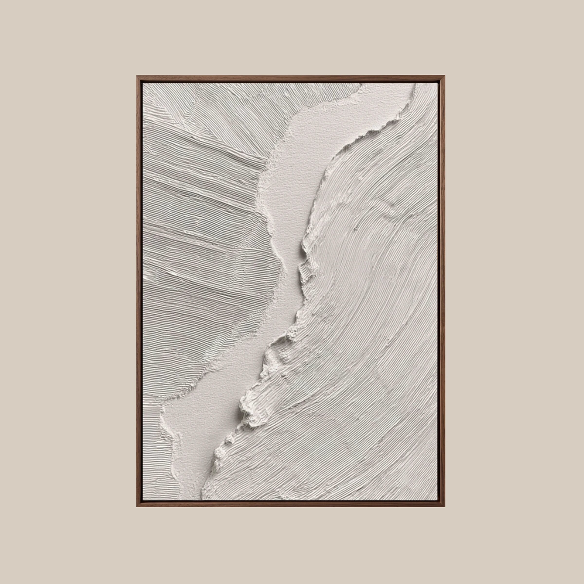 Textured Wall Art ｜ Ribbed-Chasm-Plaster