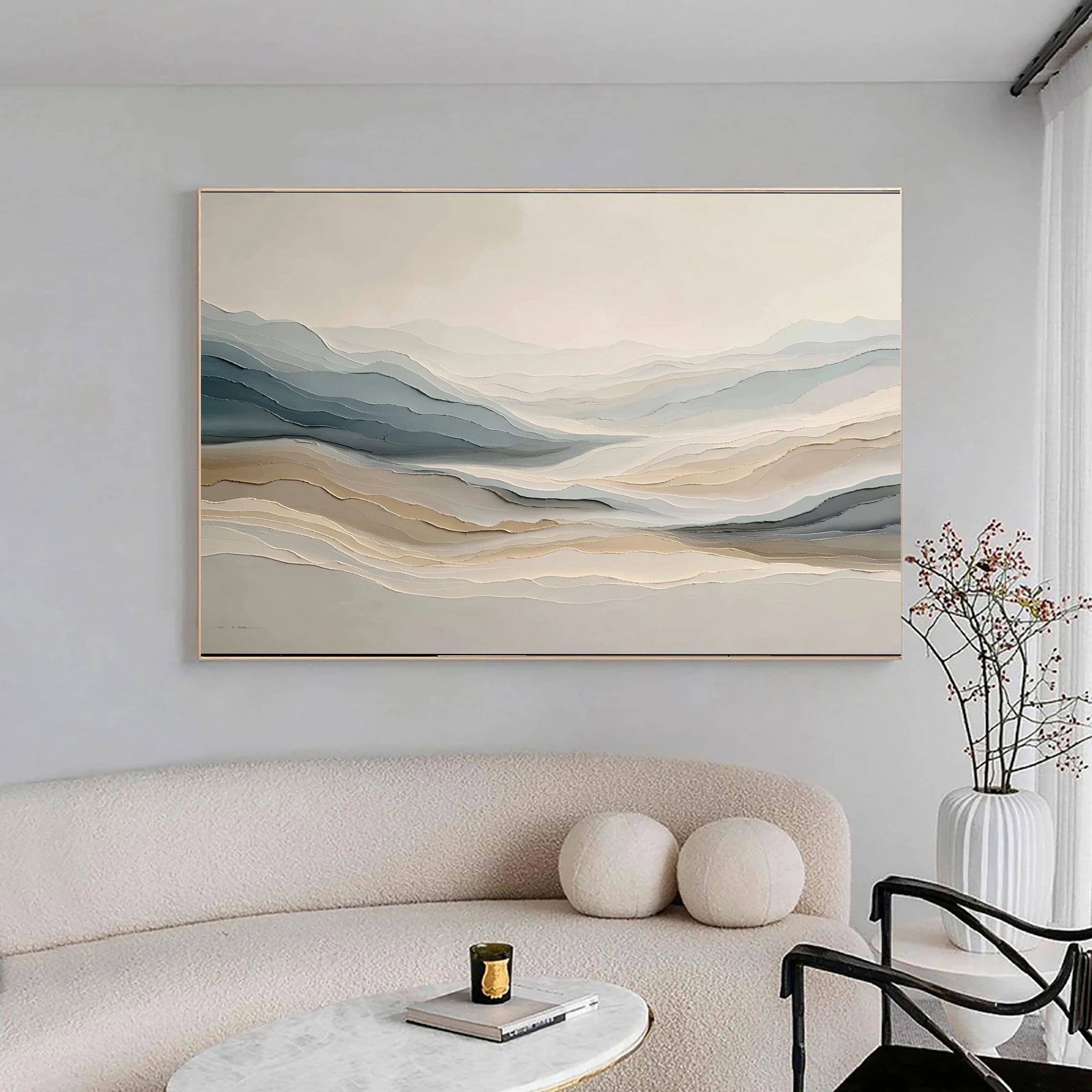 Abstract Landscape ｜ Rolling-Ridge-Serenity