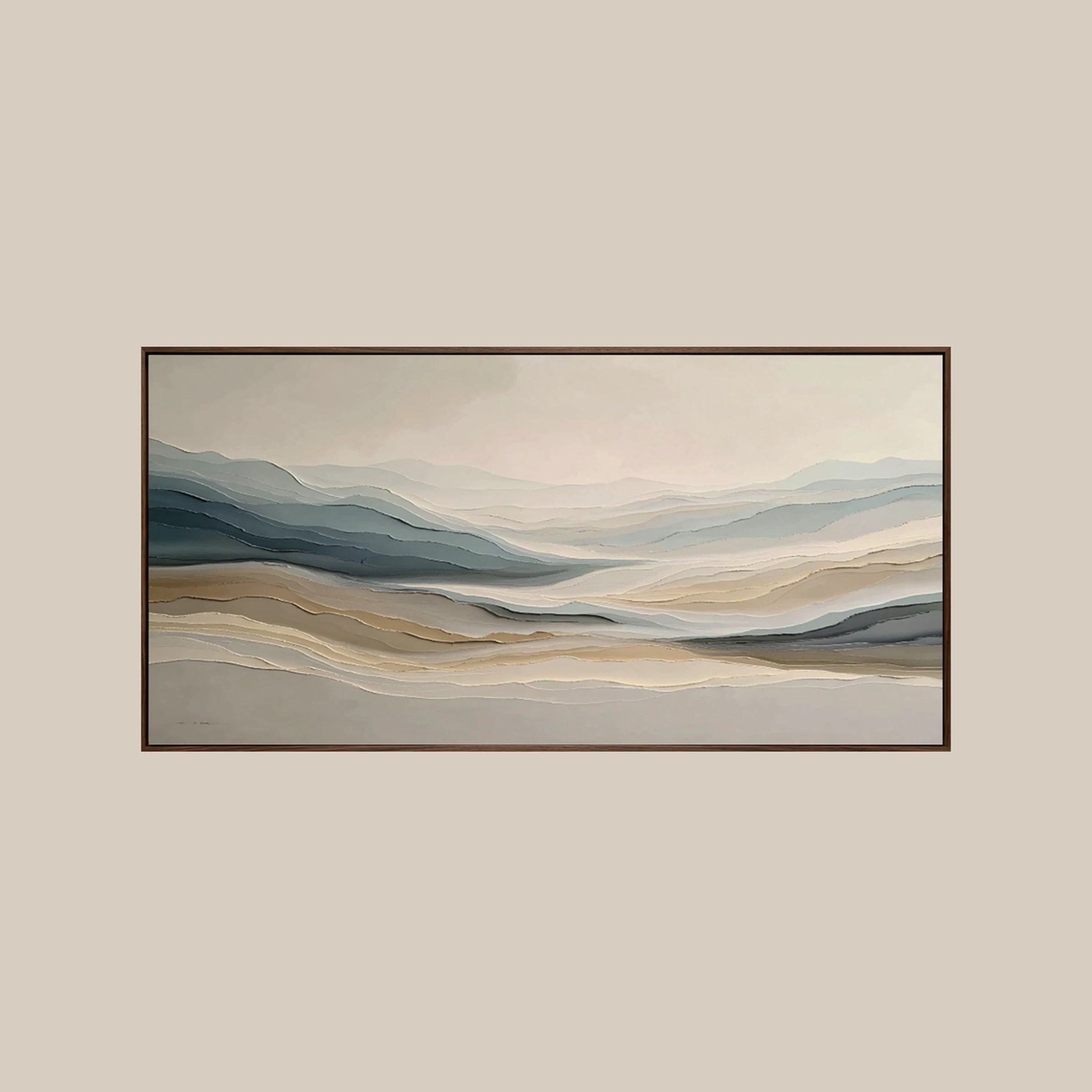Abstract Landscape ｜ Rolling-Ridge-Serenity