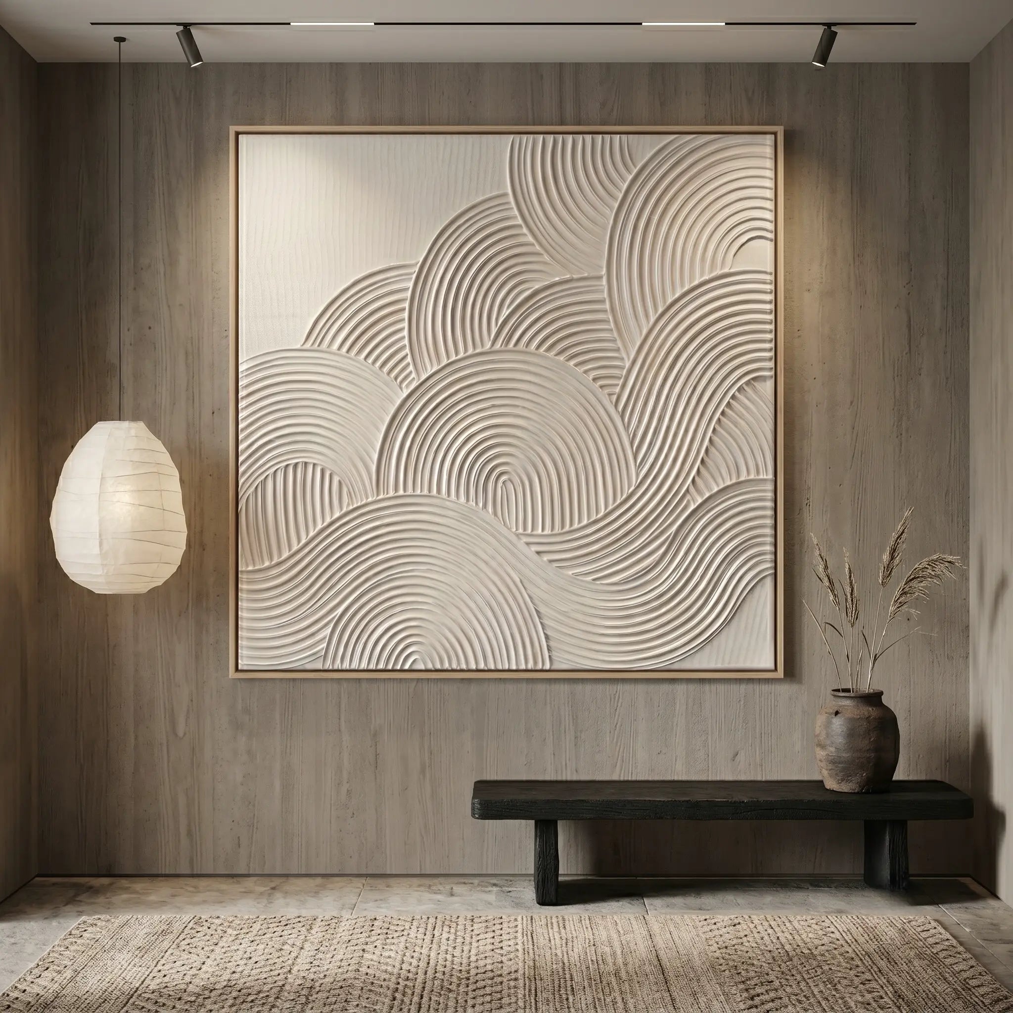 Line Art Abstract ｜ Rolling-Tide-Zen