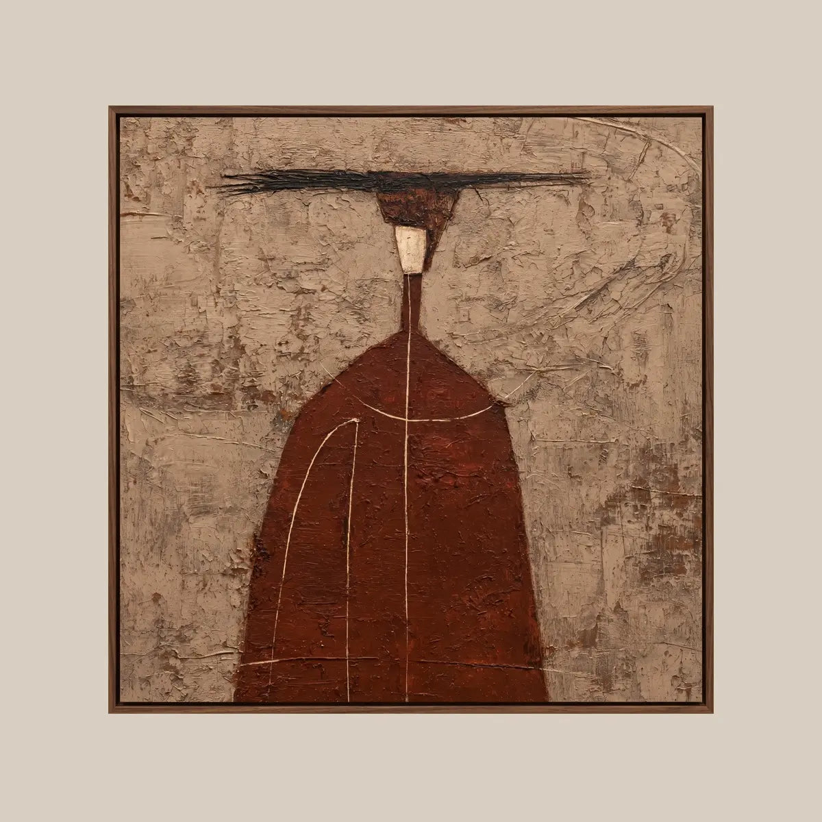Japandi Wall Art ｜ Rustic-Mesa-Guardian