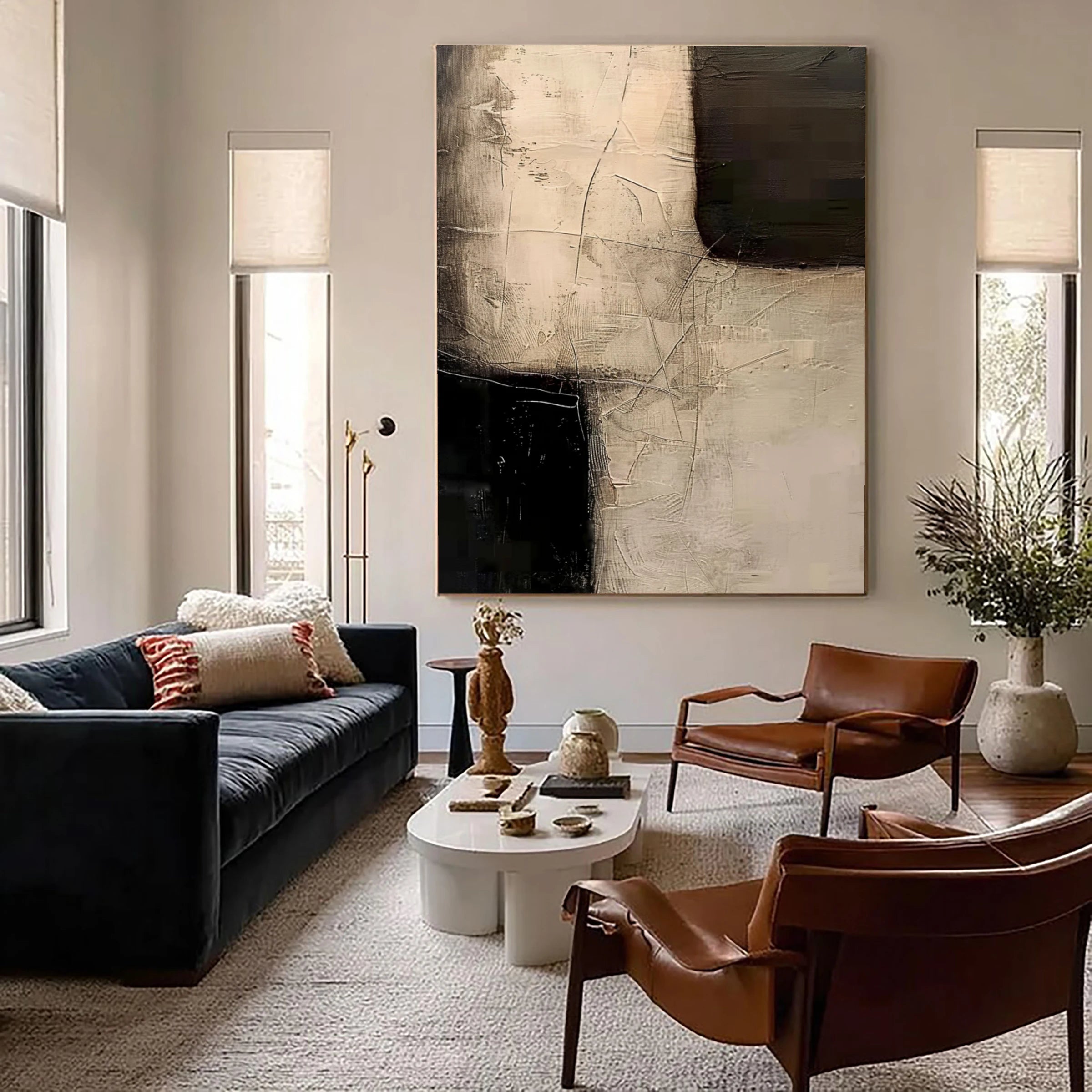 Japandi Wall Art ｜ Sabi-Strata-Incision
