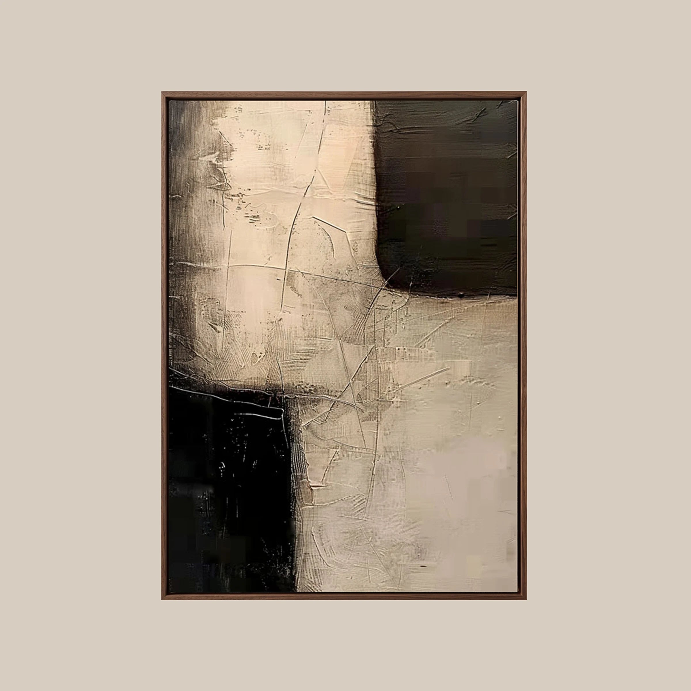 Japandi Wall Art ｜ Sabi-Strata-Incision