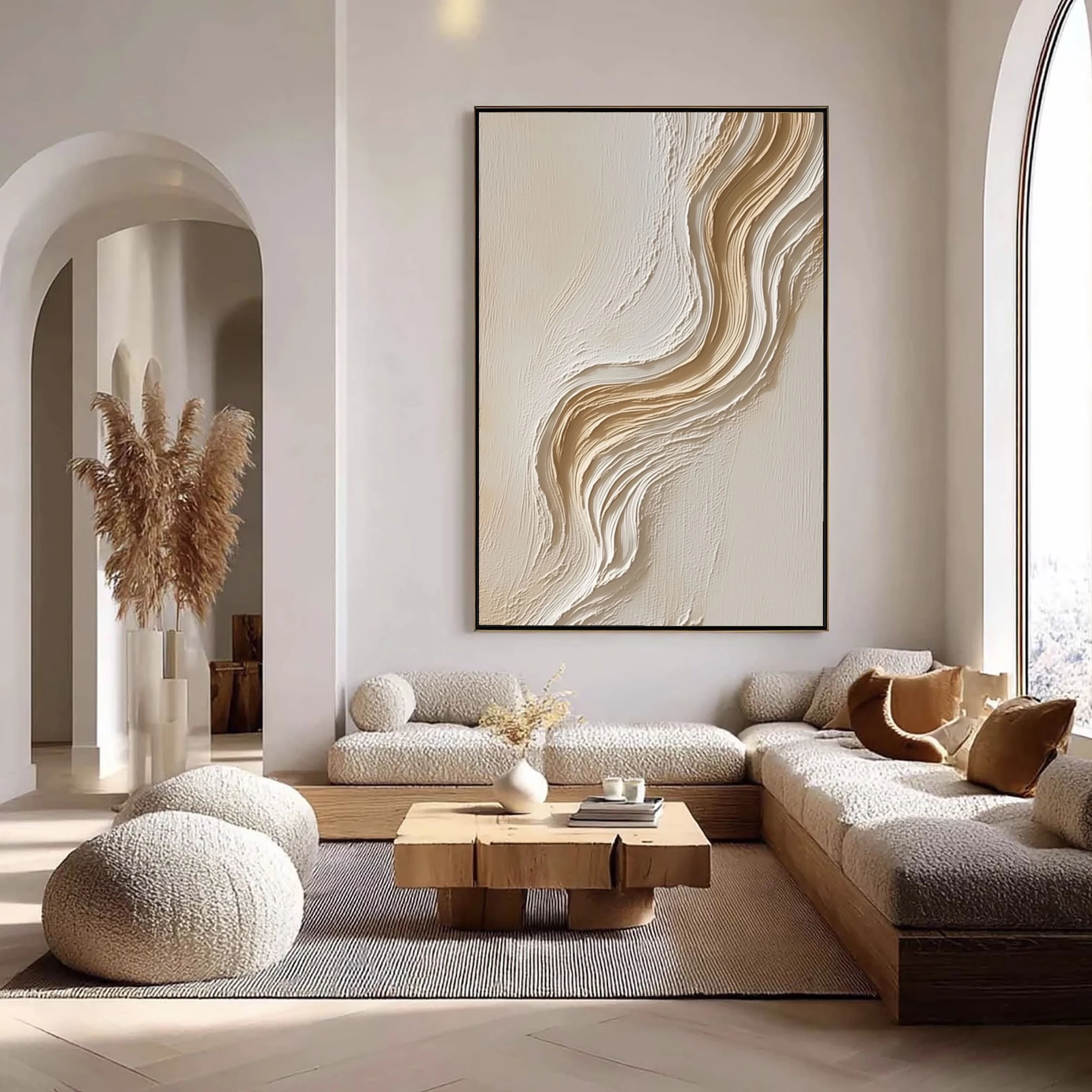 Textured Wall Art ｜ Satin-Canyon-Relief