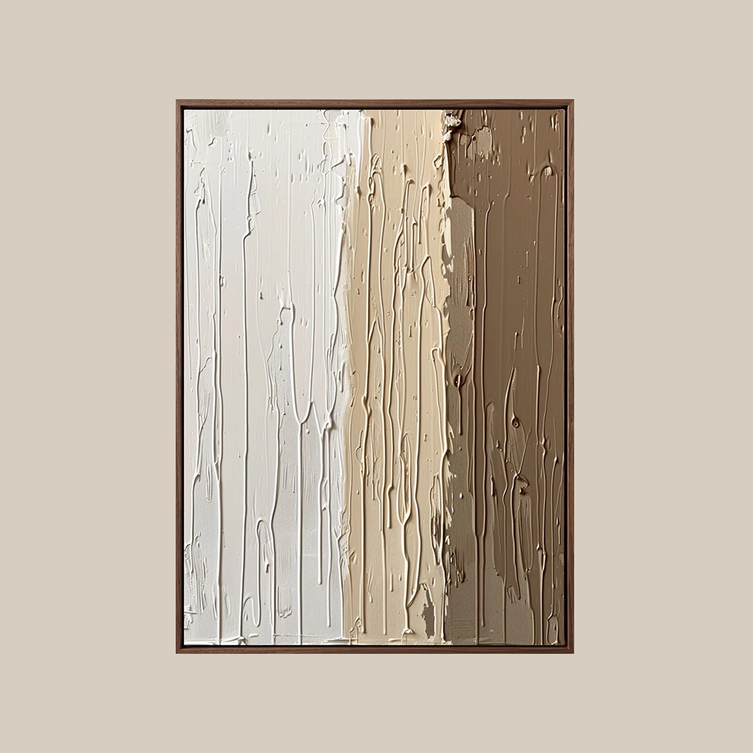 Textured Wall Art ｜ Satin-Striation-Split