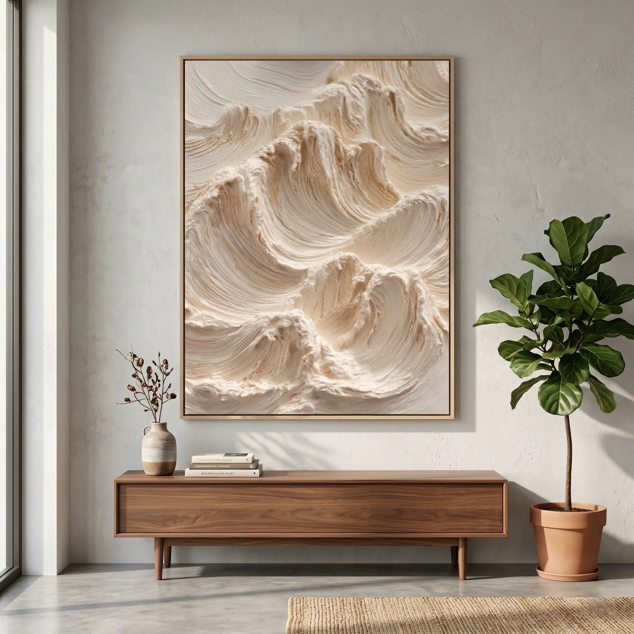 Textured Wall Art ｜ Sculpted-Layer