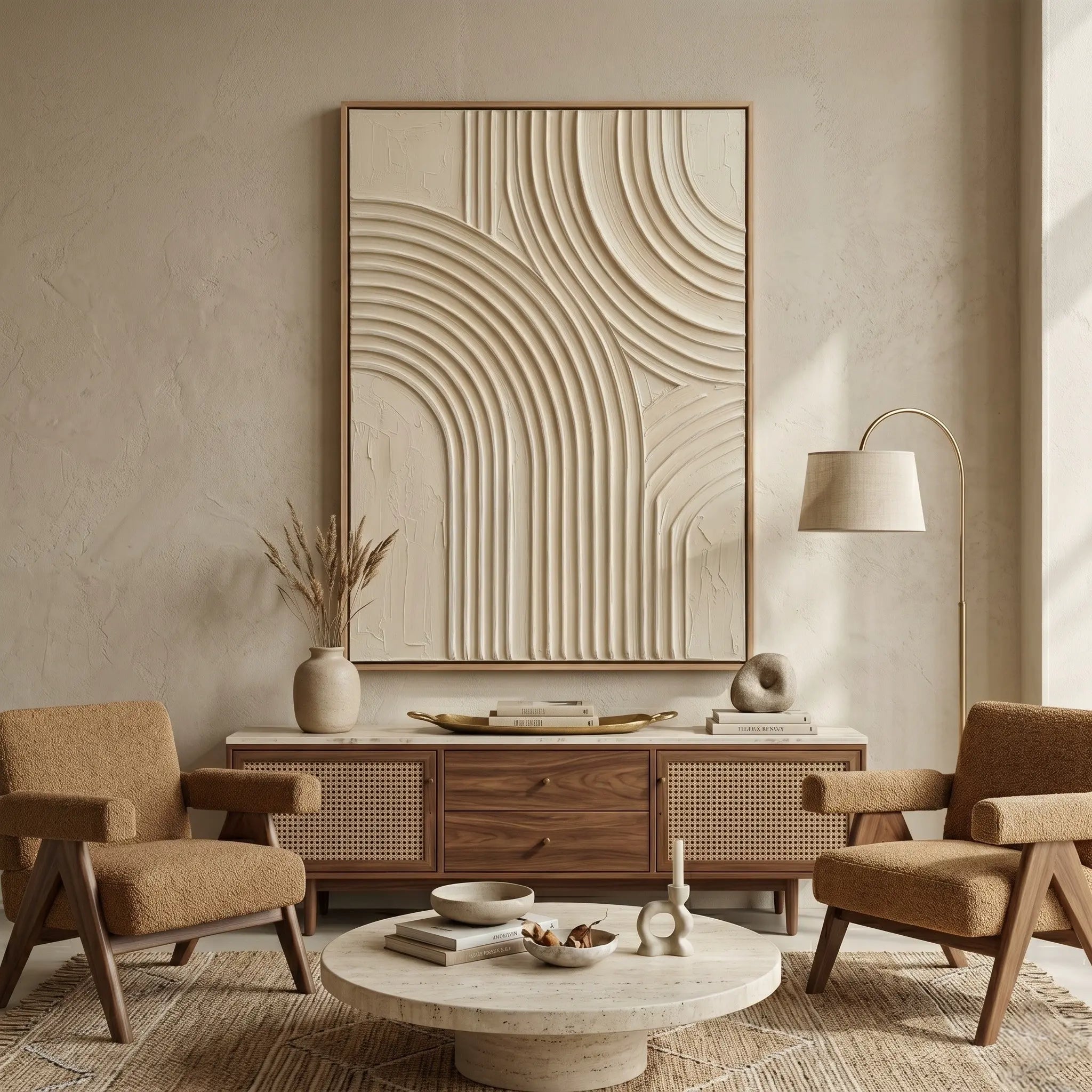 Line Art Abstract ｜ Serene-Zen-Arc