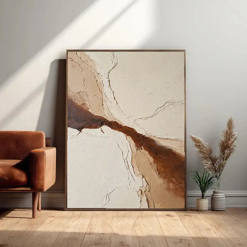 Abstract Landscape ｜ Sienna-Canyon-Fracture