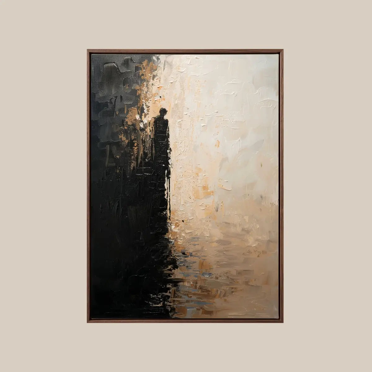 Japandi Wall Art ｜ Solitary-Dawn-Shadow