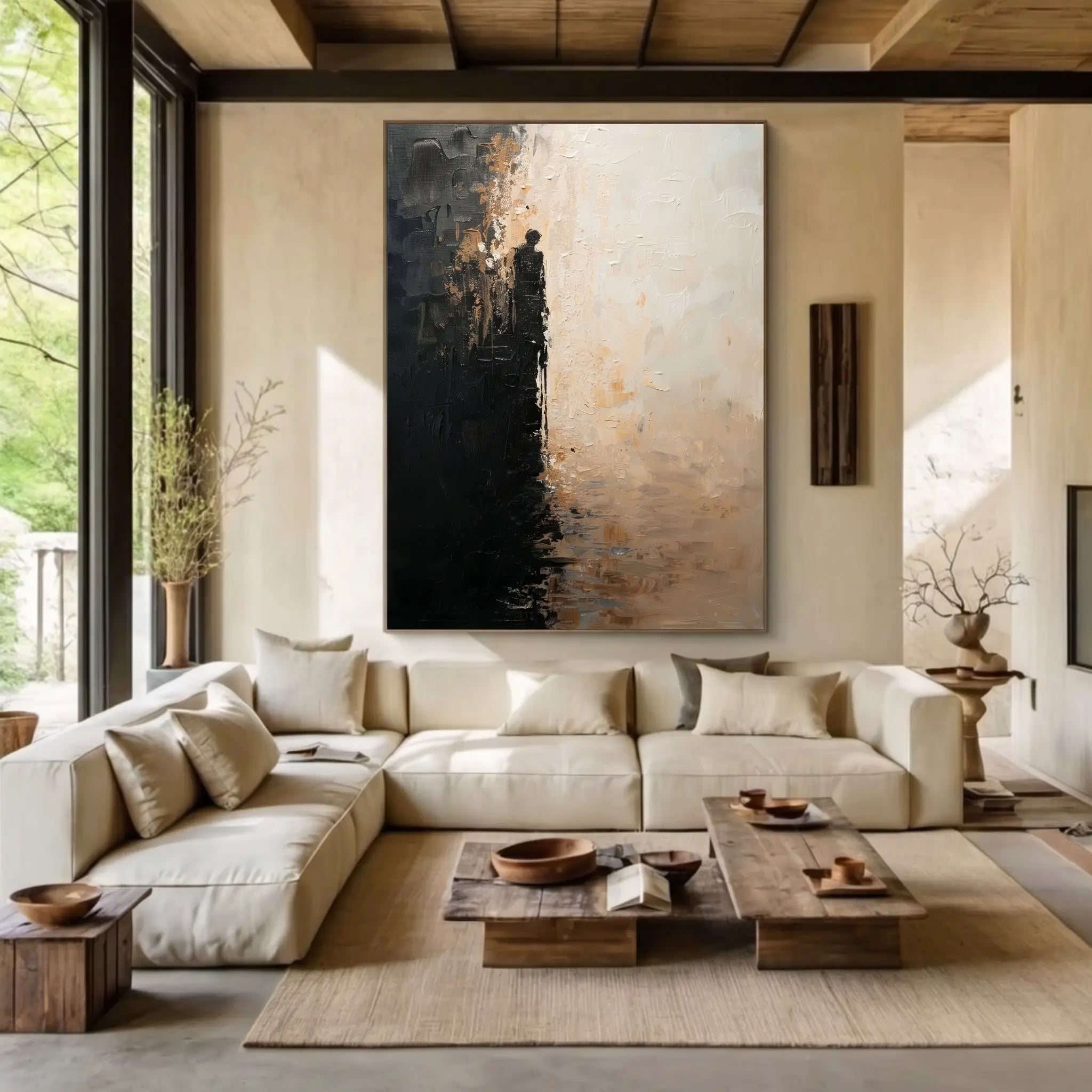 Japandi Wall Art ｜ Solitary-Dawn-Shadow