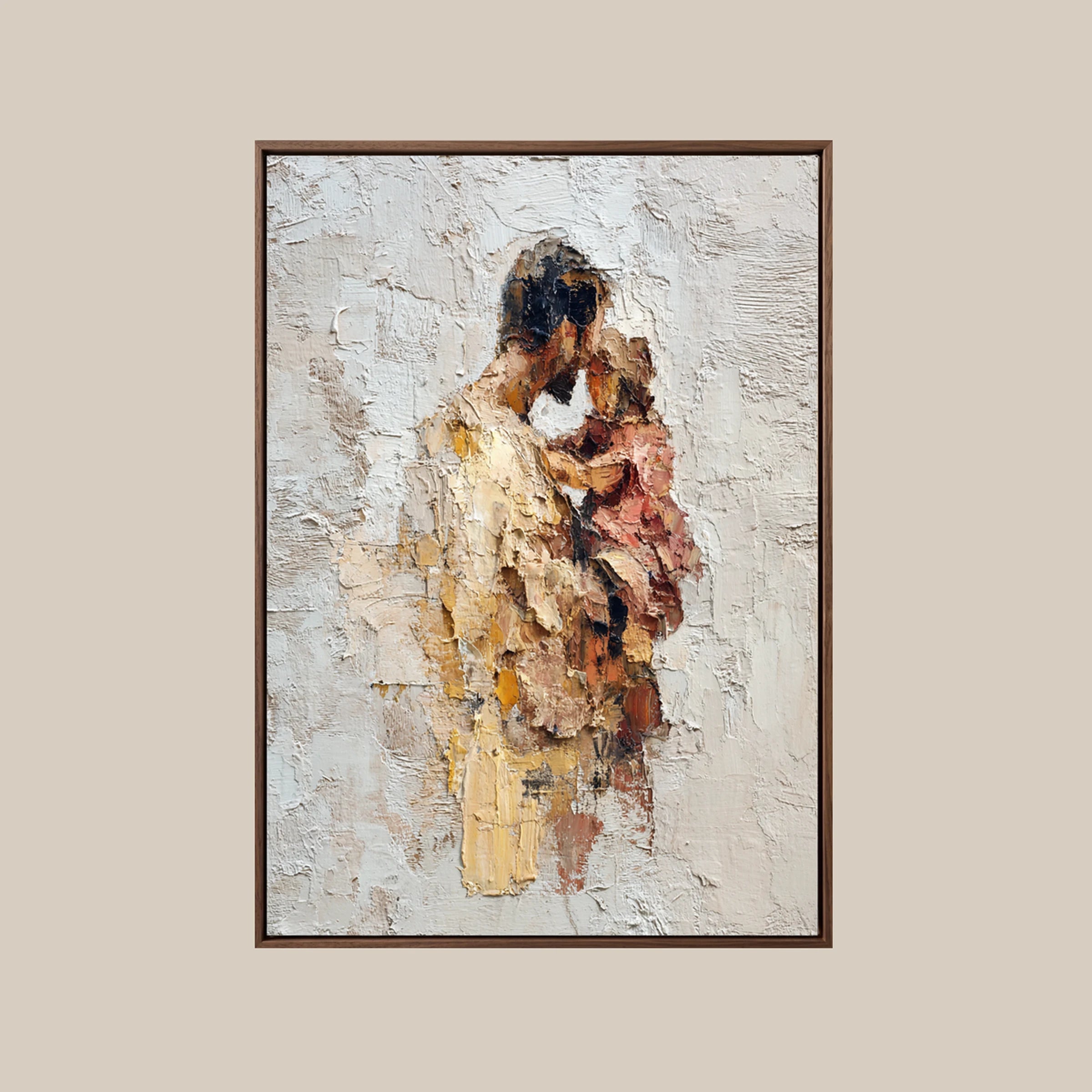 Japandi Wall Art ｜ Soul-Plaster-Echo
