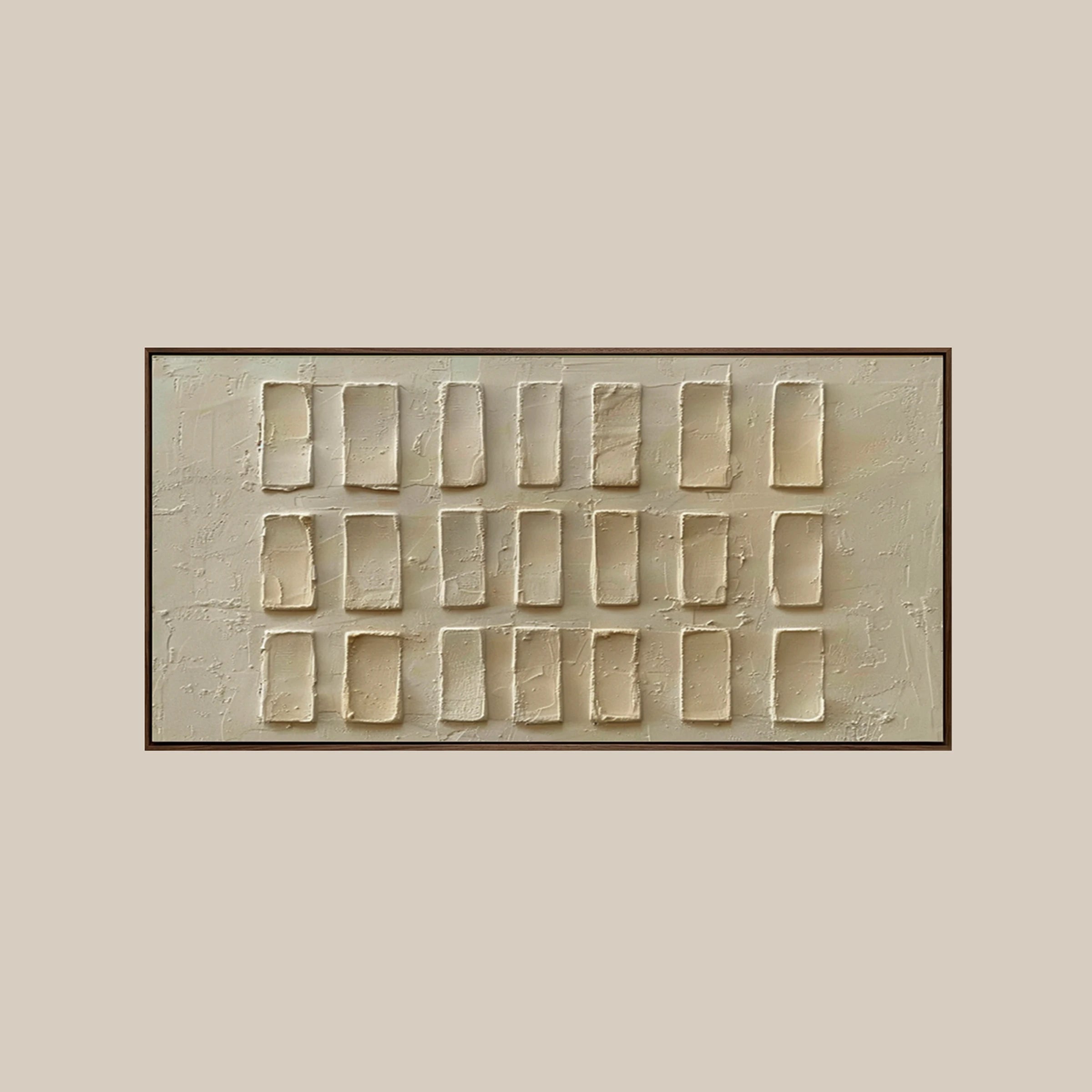Textured Wall Art ｜ Stucco-Lattice-Relic