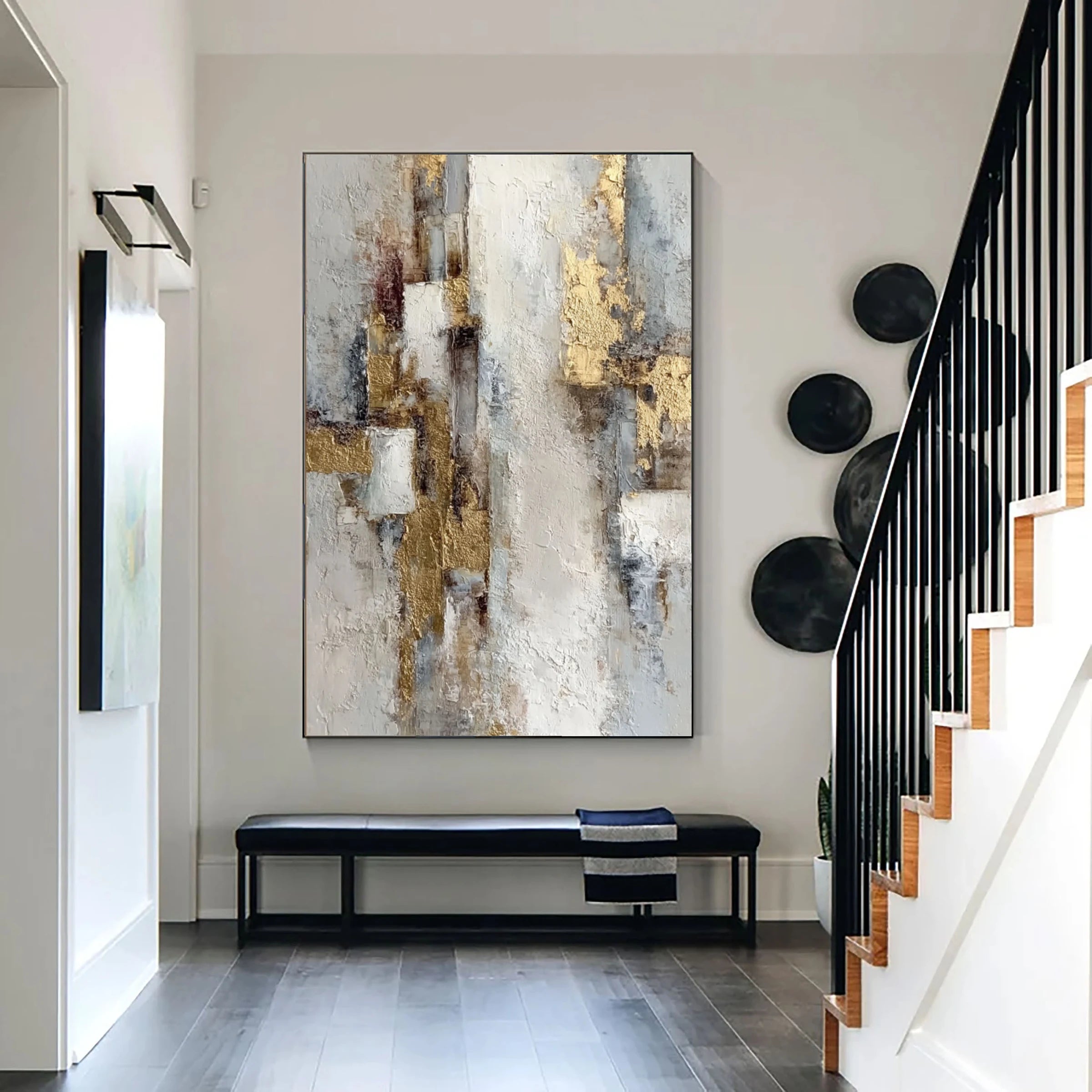Textured Wall Art ｜ Stucco-Matrix-Gilding