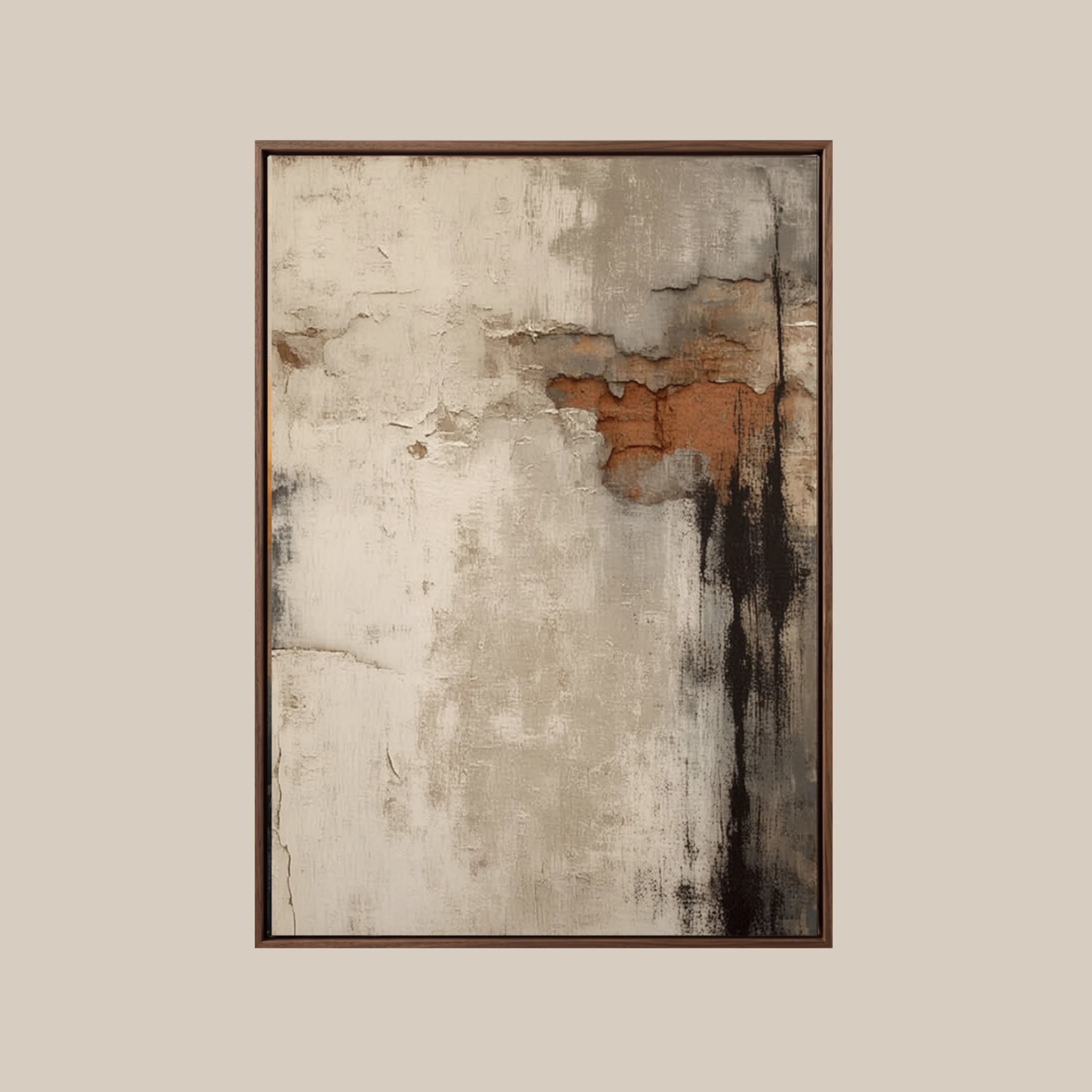 Neutral Wall Art ｜ Terracotta-Mud-Vestige