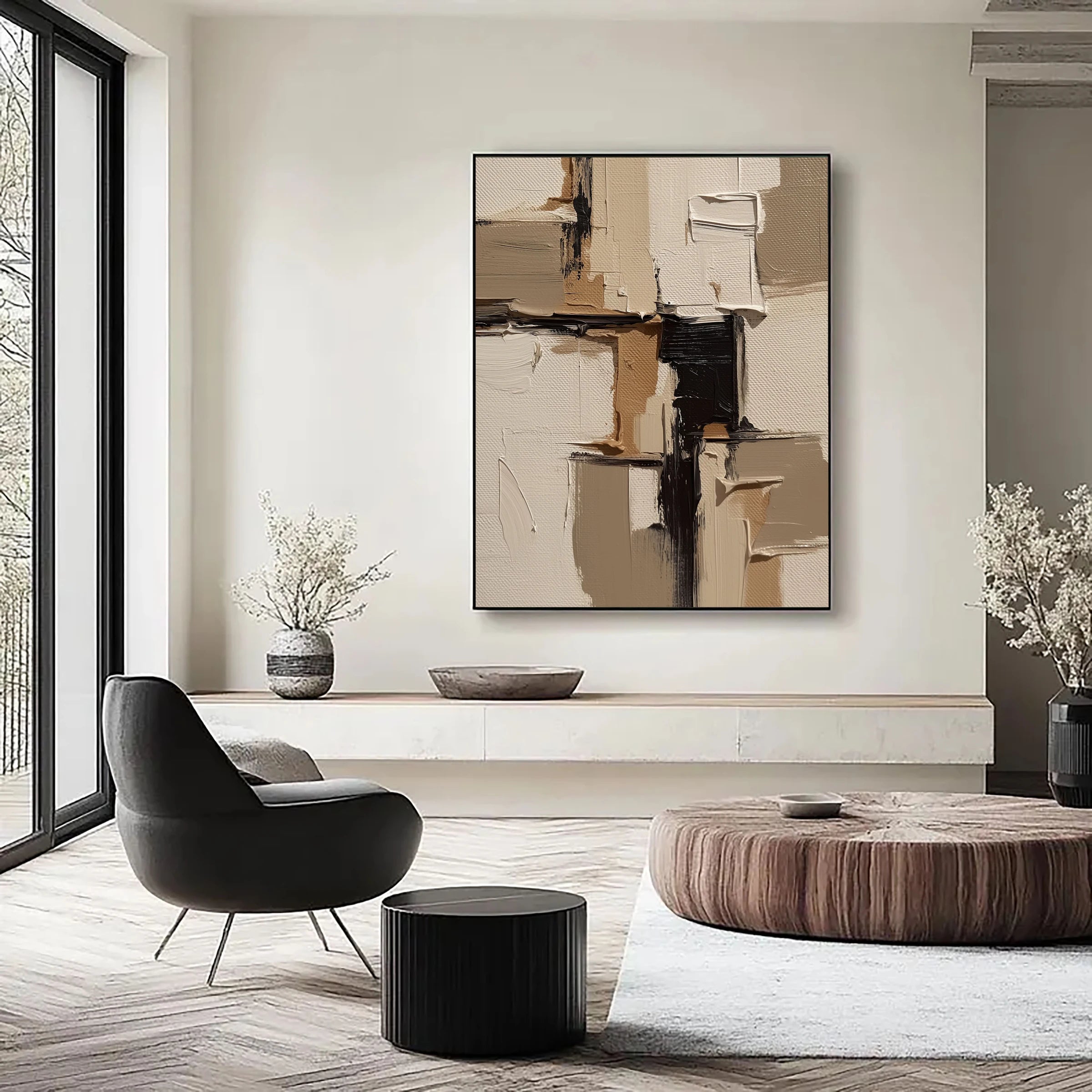 Impasto Oil Painting ｜ Umber-Impasto-Lattice