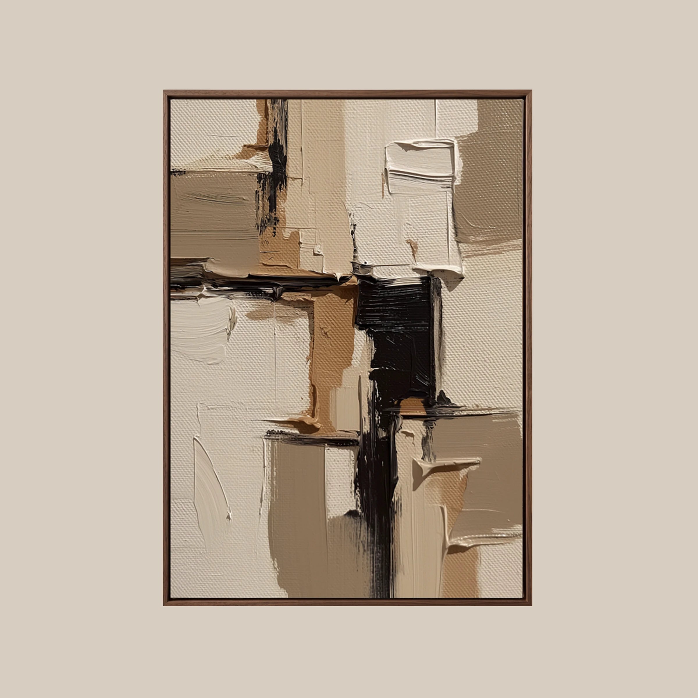 Impasto Oil Painting ｜ Umber-Impasto-Lattice