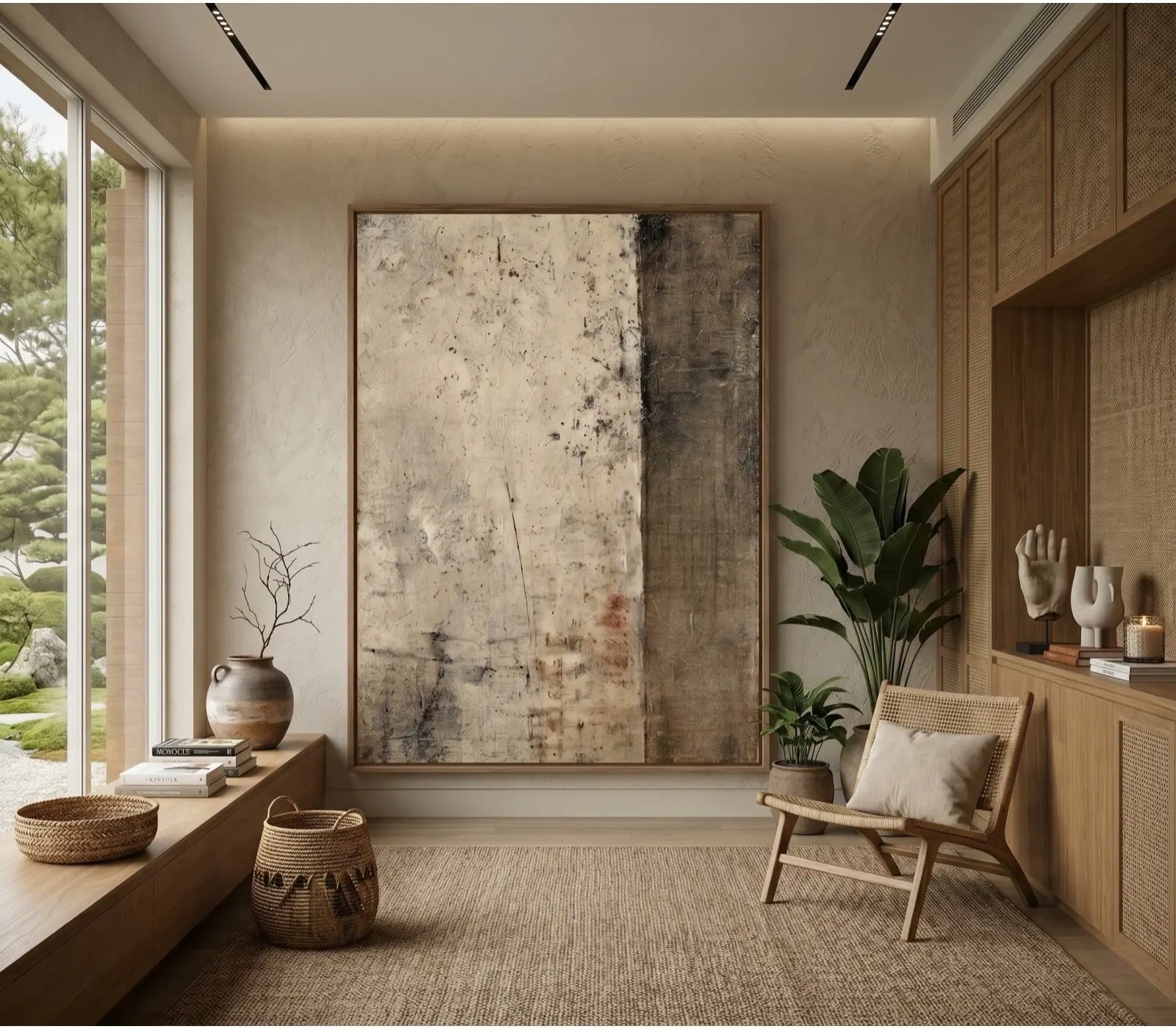 Neutral Wall Art ｜ Urban-Concrete-Trace