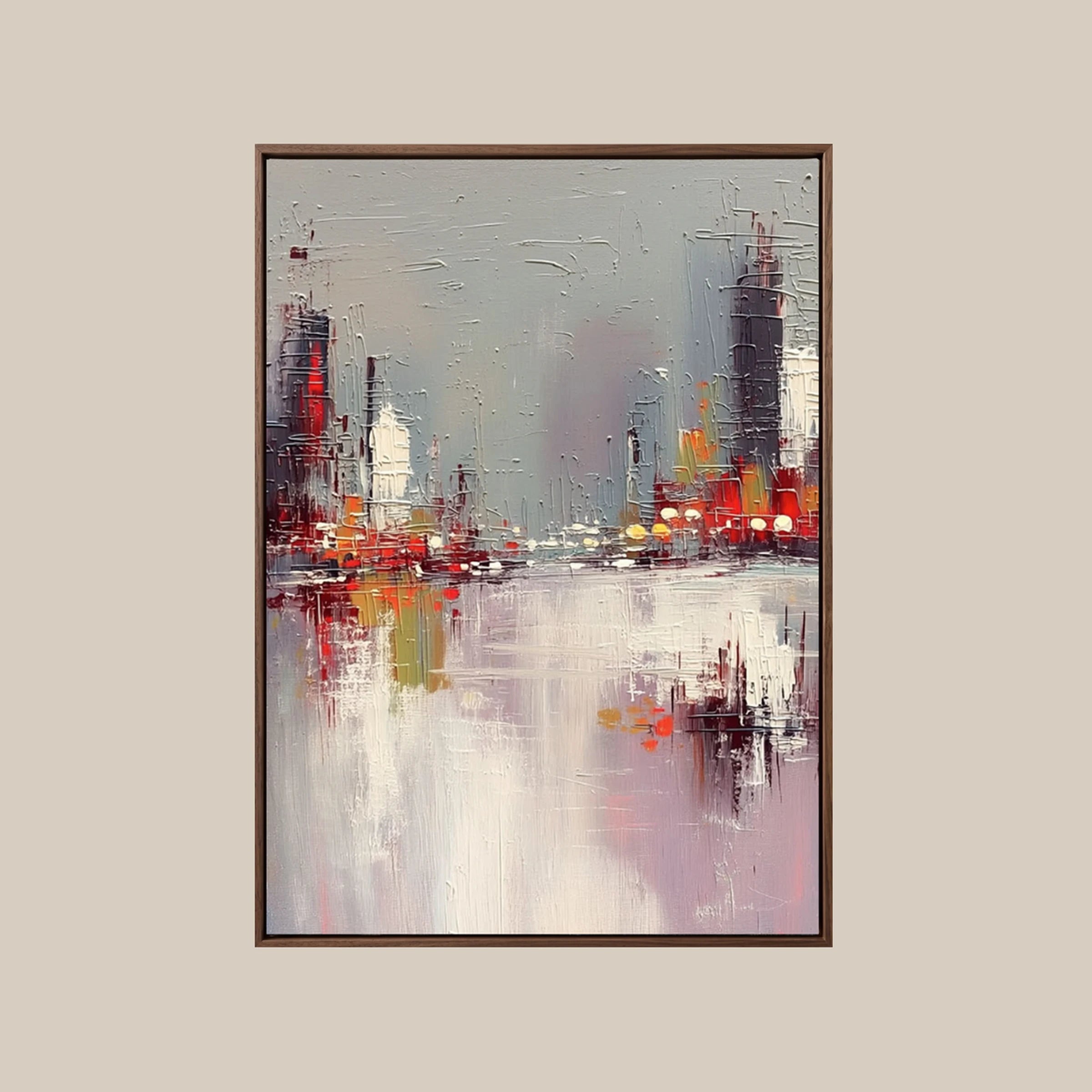 Abstract Landscape ｜ Urban-Neon-Reflection