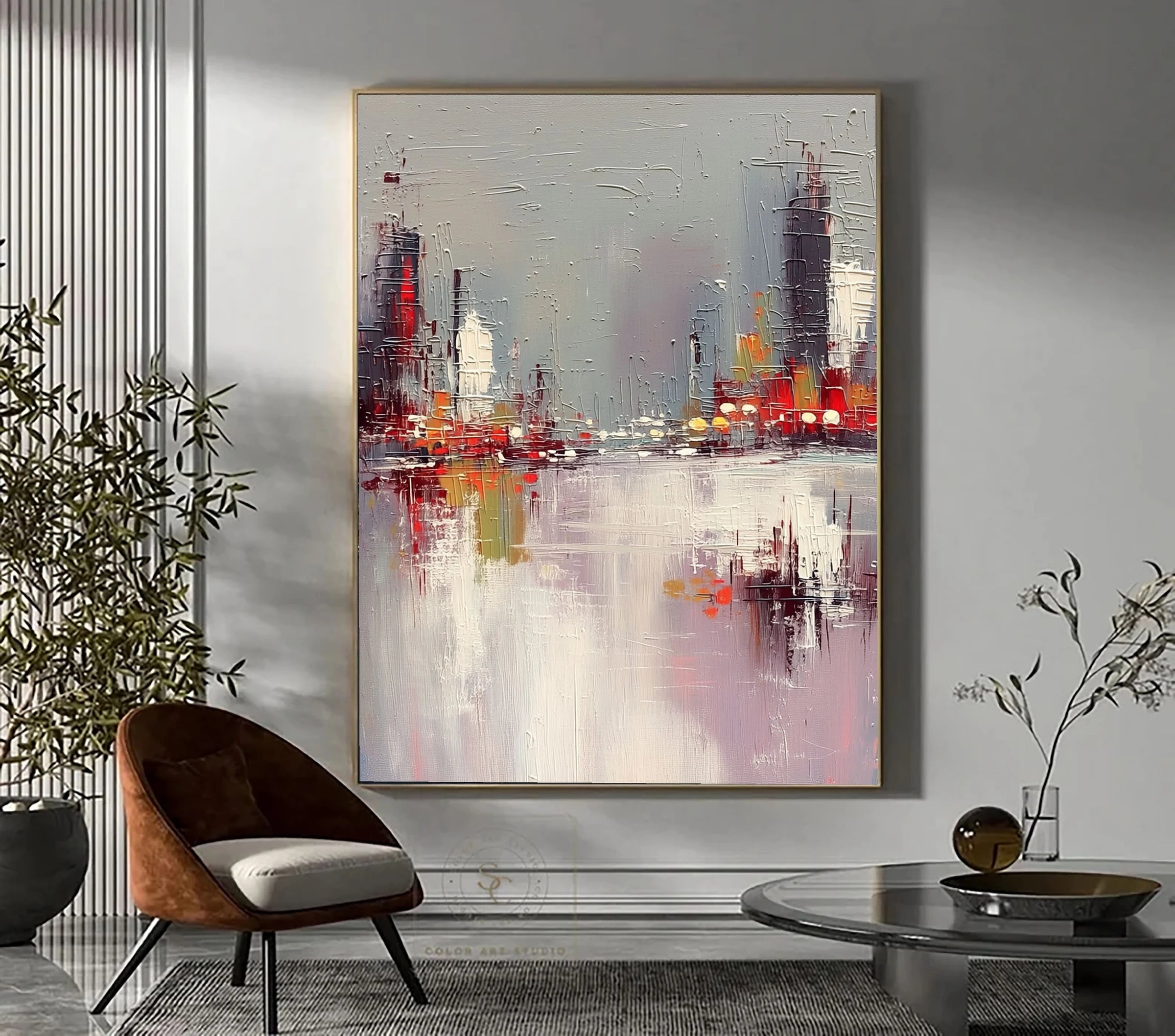 Abstract Landscape ｜ Urban-Neon-Reflection