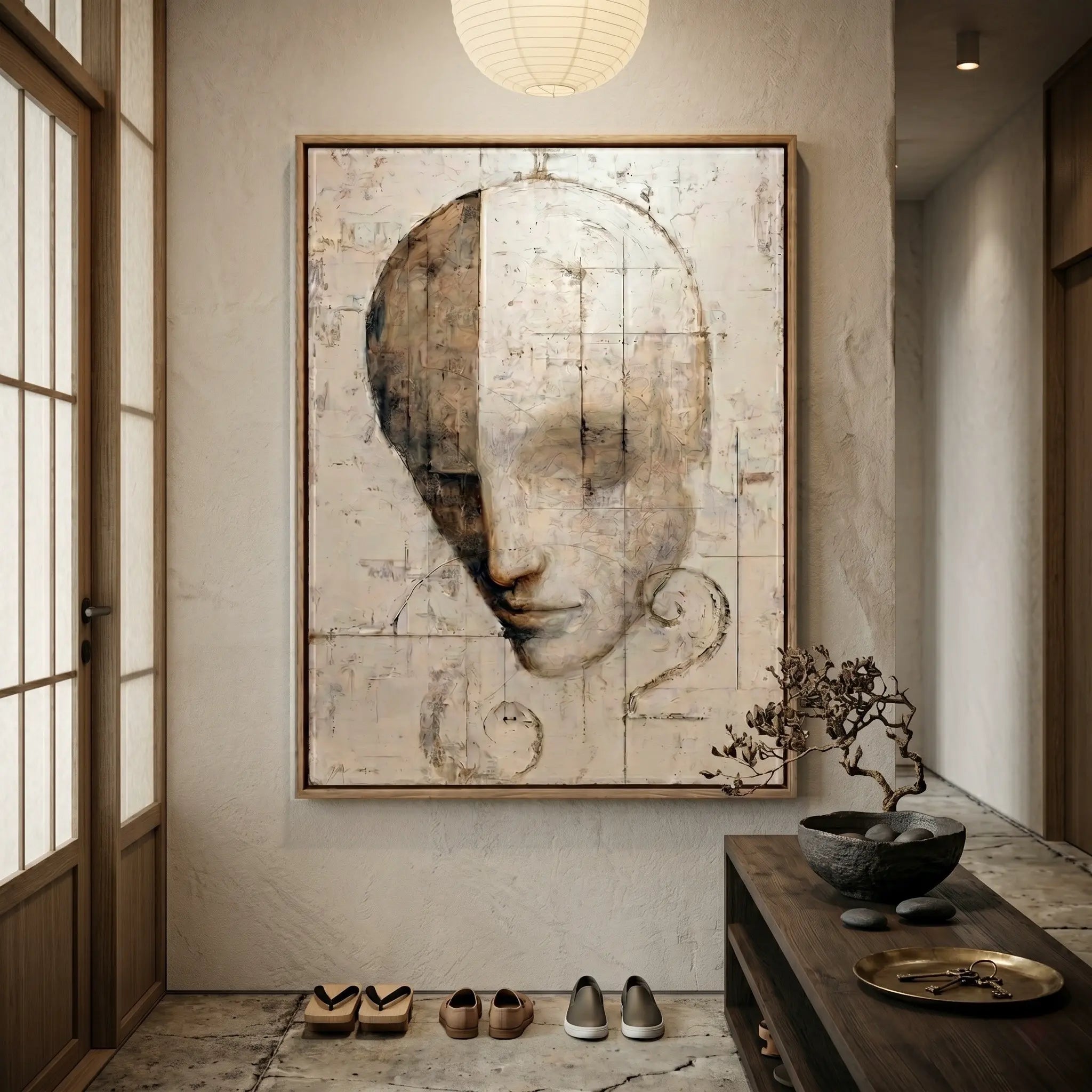 Neutral Wall Art ｜ Asymmetric-Calm