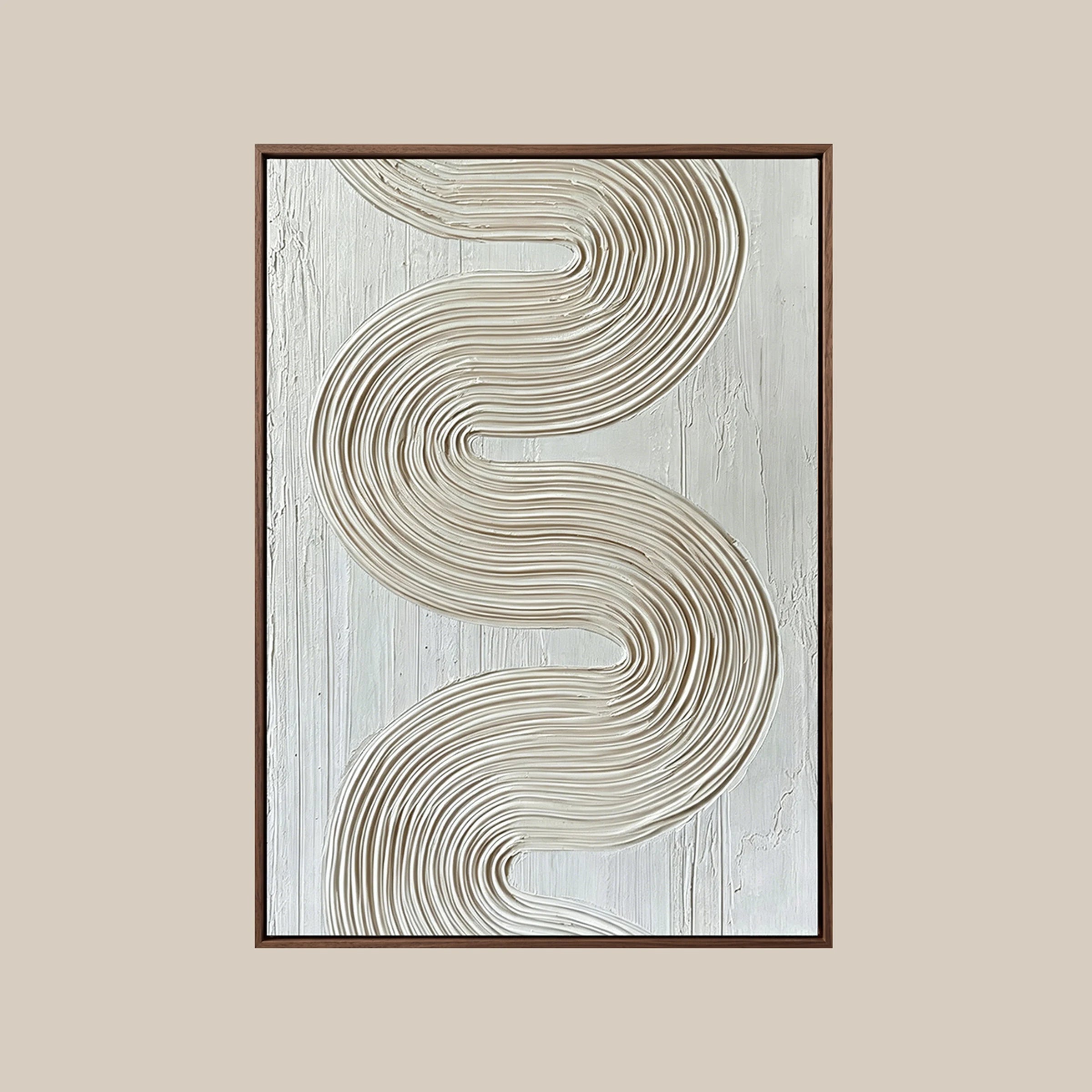 Textured Wall Art ｜ Sinuous-Calcite-Patina