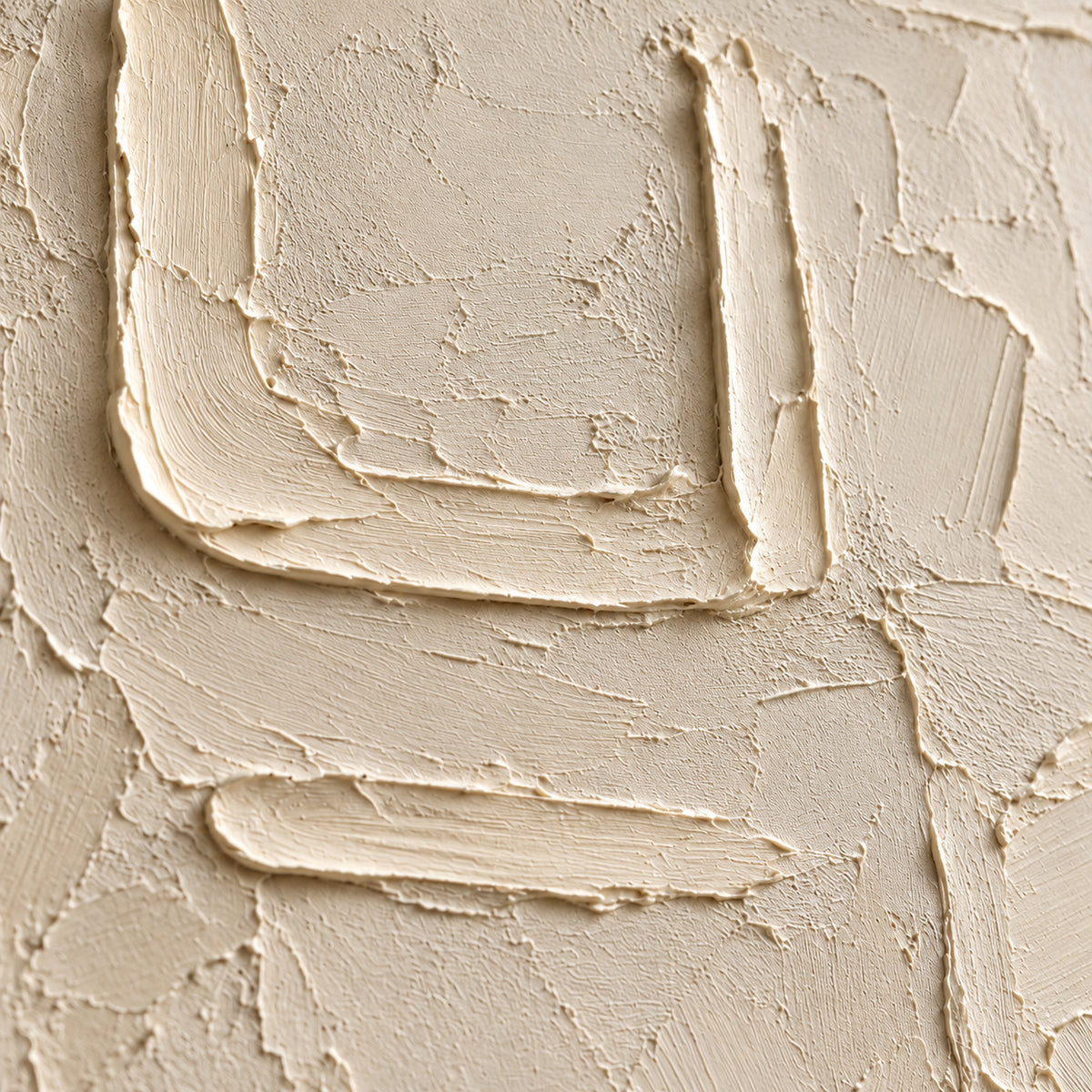 Alabaster-Forms oil painting brushwork and impasto detail photographed from an oblique side angle