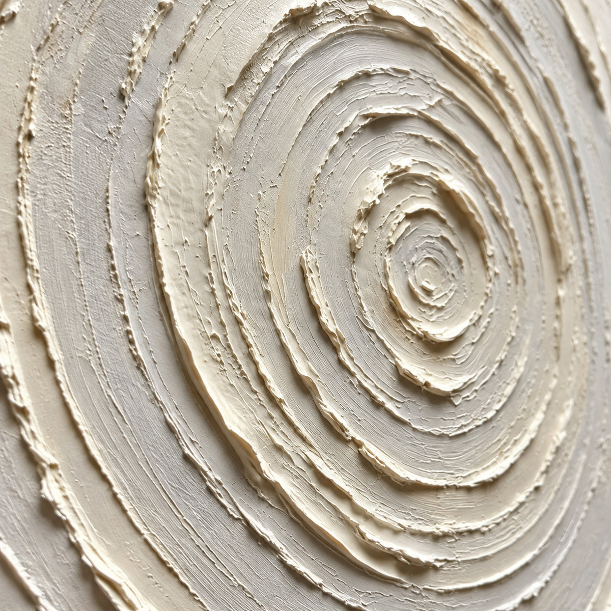 Alabaster-Gyre oil painting brushwork and impasto detail photographed from an oblique side angle