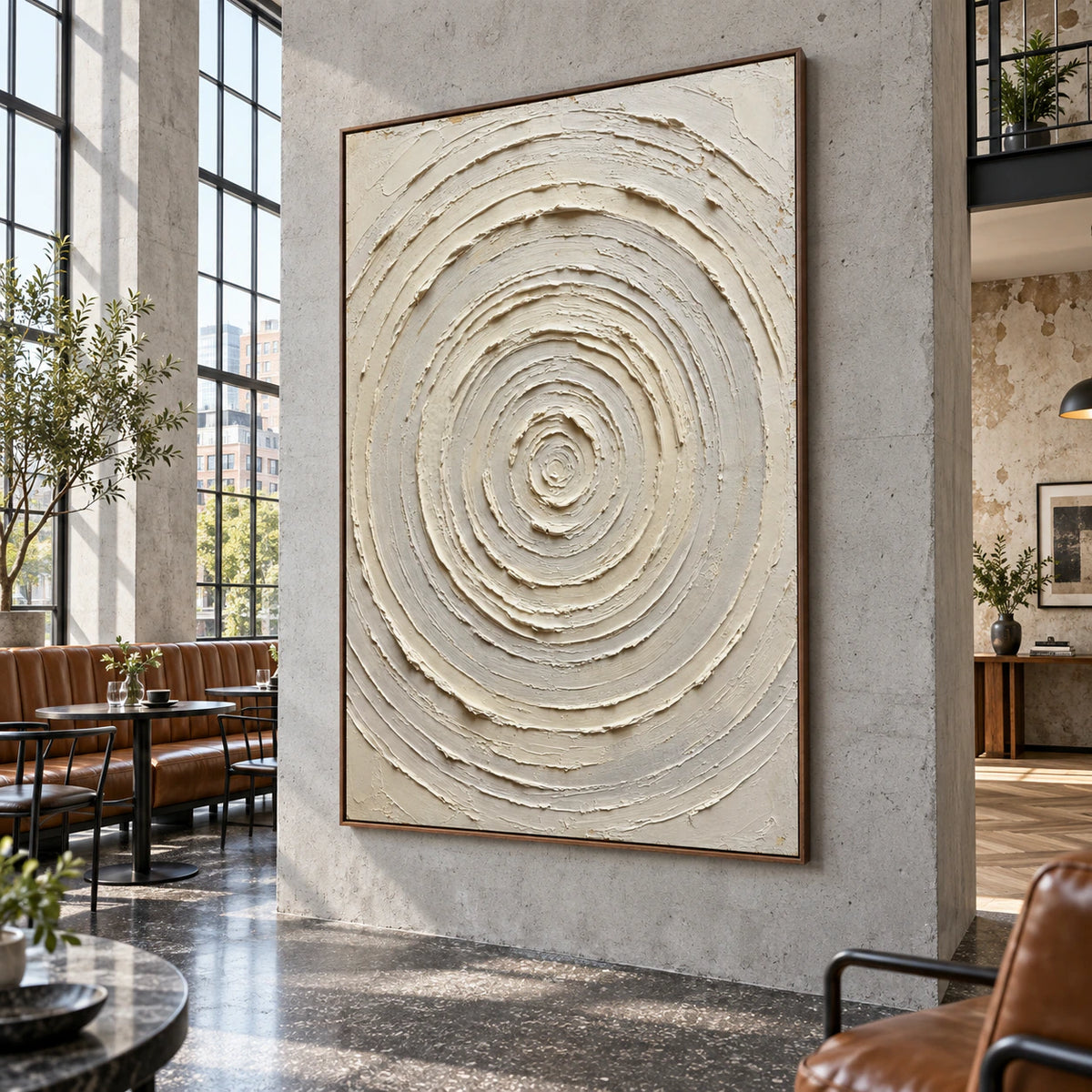 Alabaster-Gyre featured in a spacious daylight loft interior.