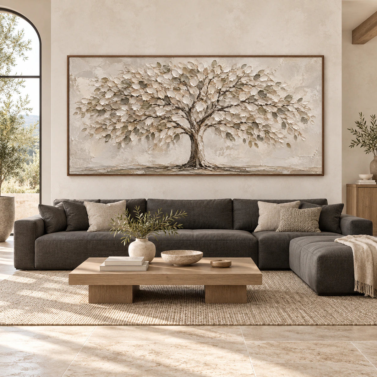 Canopy-Reverie displayed at large scale in a bright, expansive architectural living space.