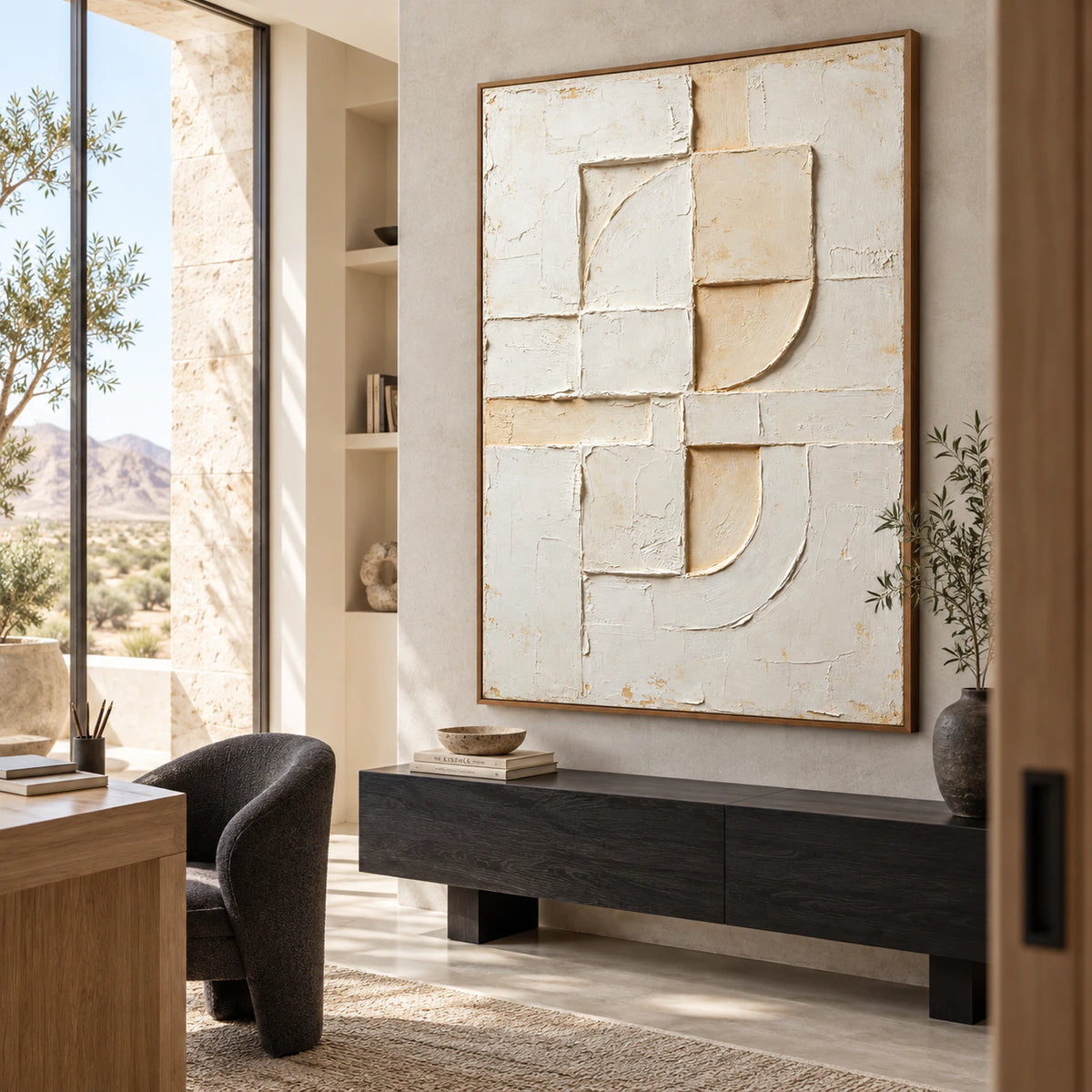 Chalk-Arc in an airy reading and home-office space with clean daylight.