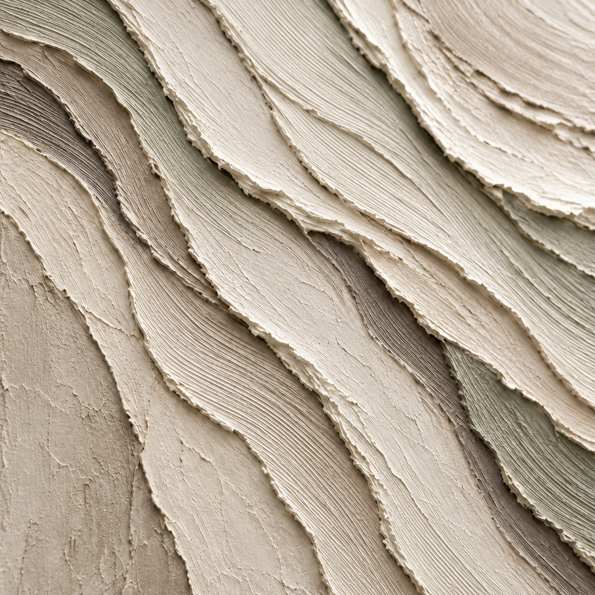 Contour-Relief oil painting brushwork and impasto detail photographed from an oblique side angle