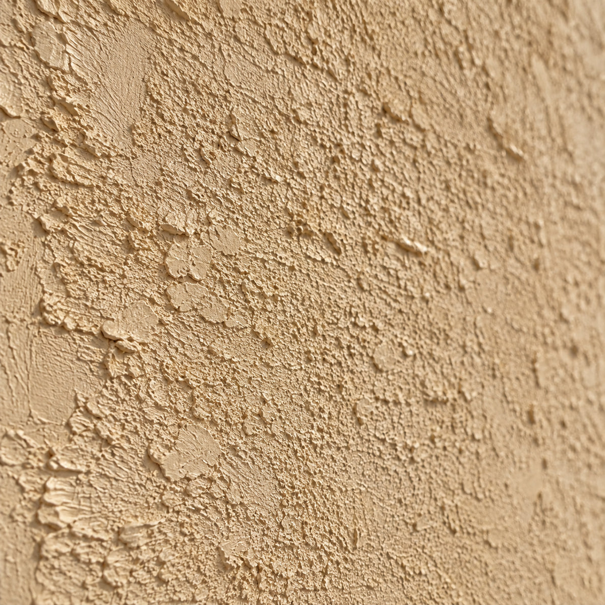 Dune-Relief oil painting brushwork and impasto detail photographed from an oblique side angle