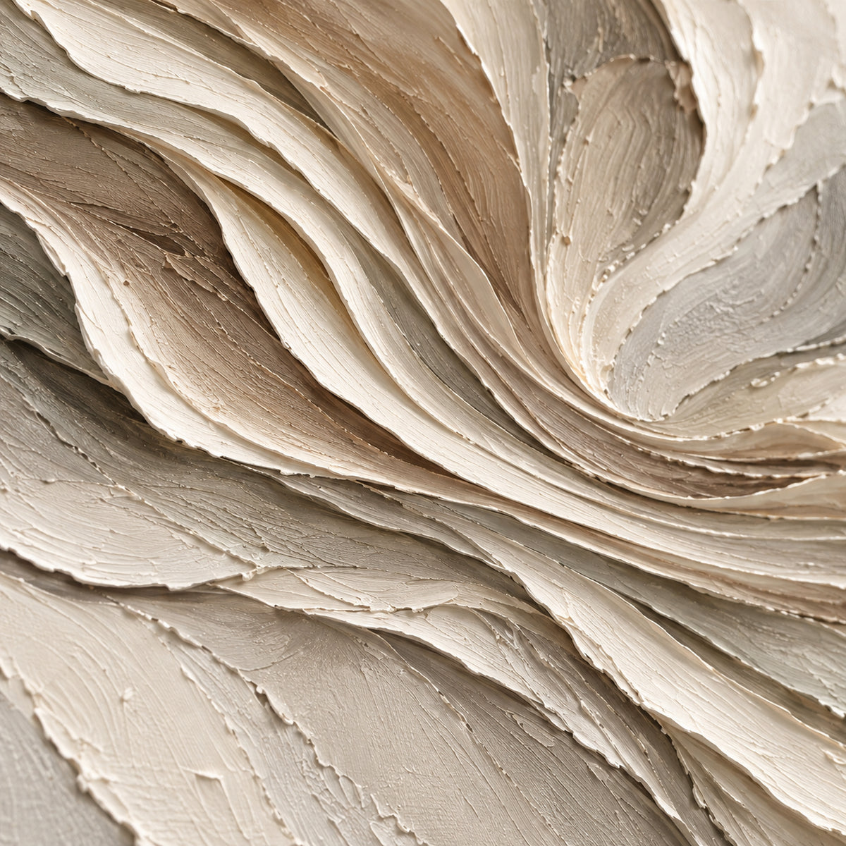 Eroded-Current oil painting brushwork and impasto detail photographed from an oblique side angle