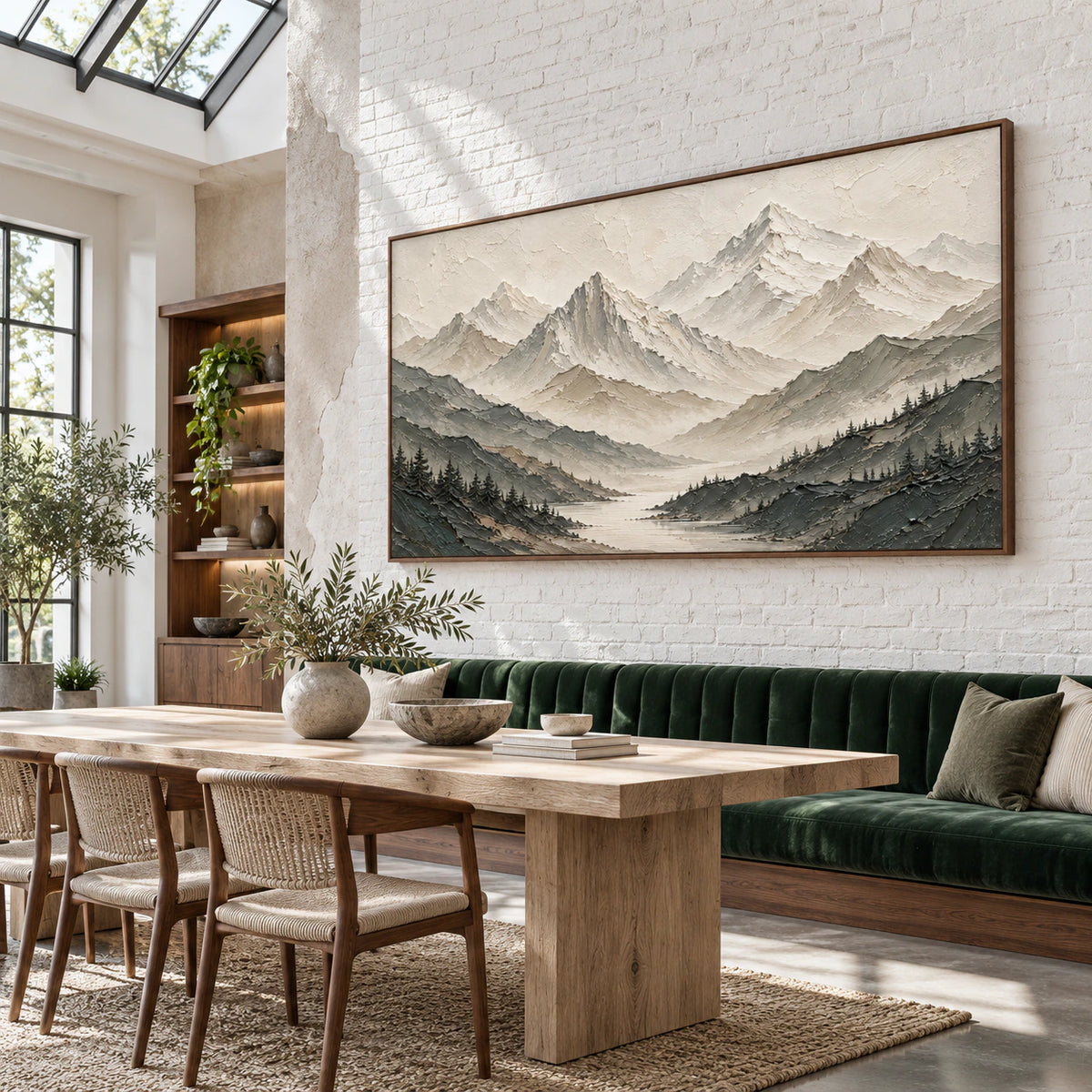Granite-Quiet installed prominently in an expansive daylight-filled hospitality loft.