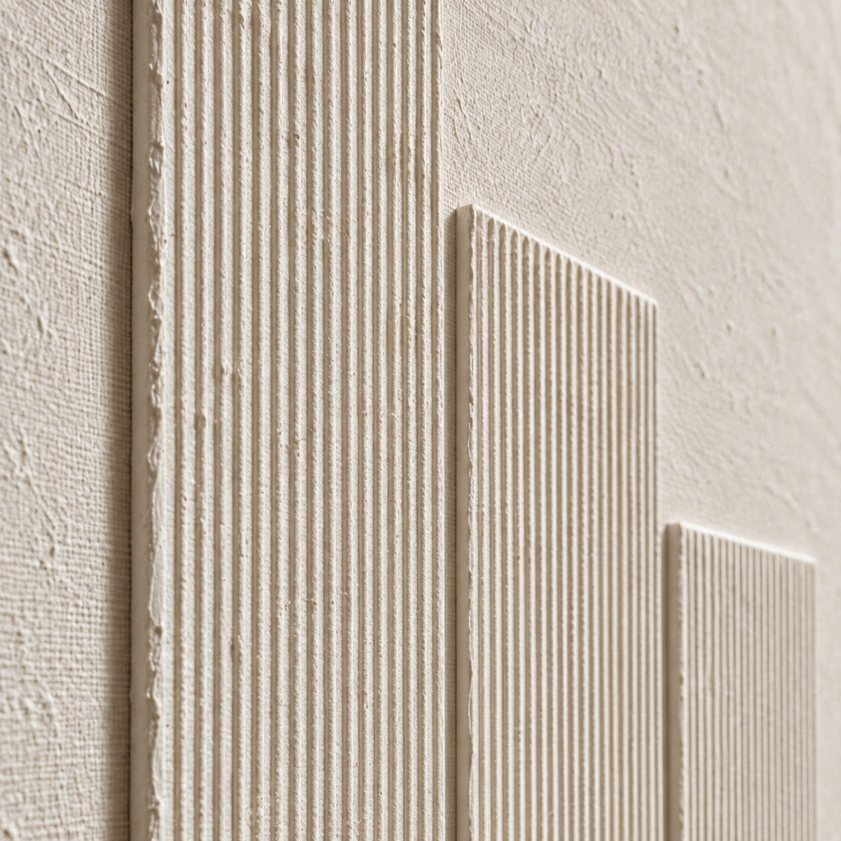 Ivory-Rhythm oil painting brushwork and impasto detail photographed from an oblique side angle