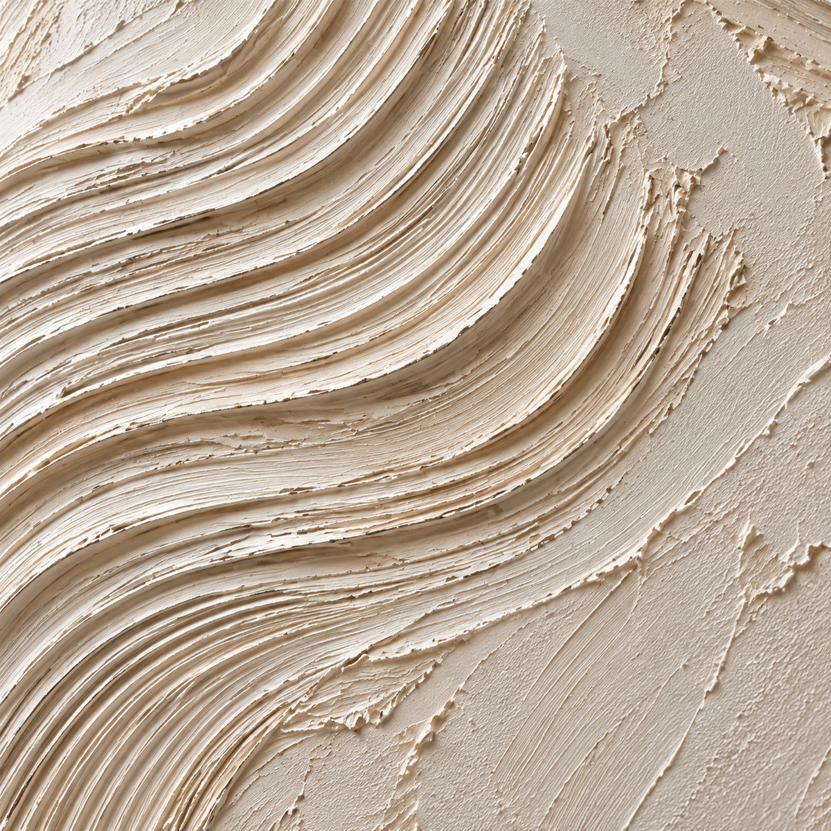 Linen-Swerve oil painting brushwork and impasto detail photographed from an oblique side angle