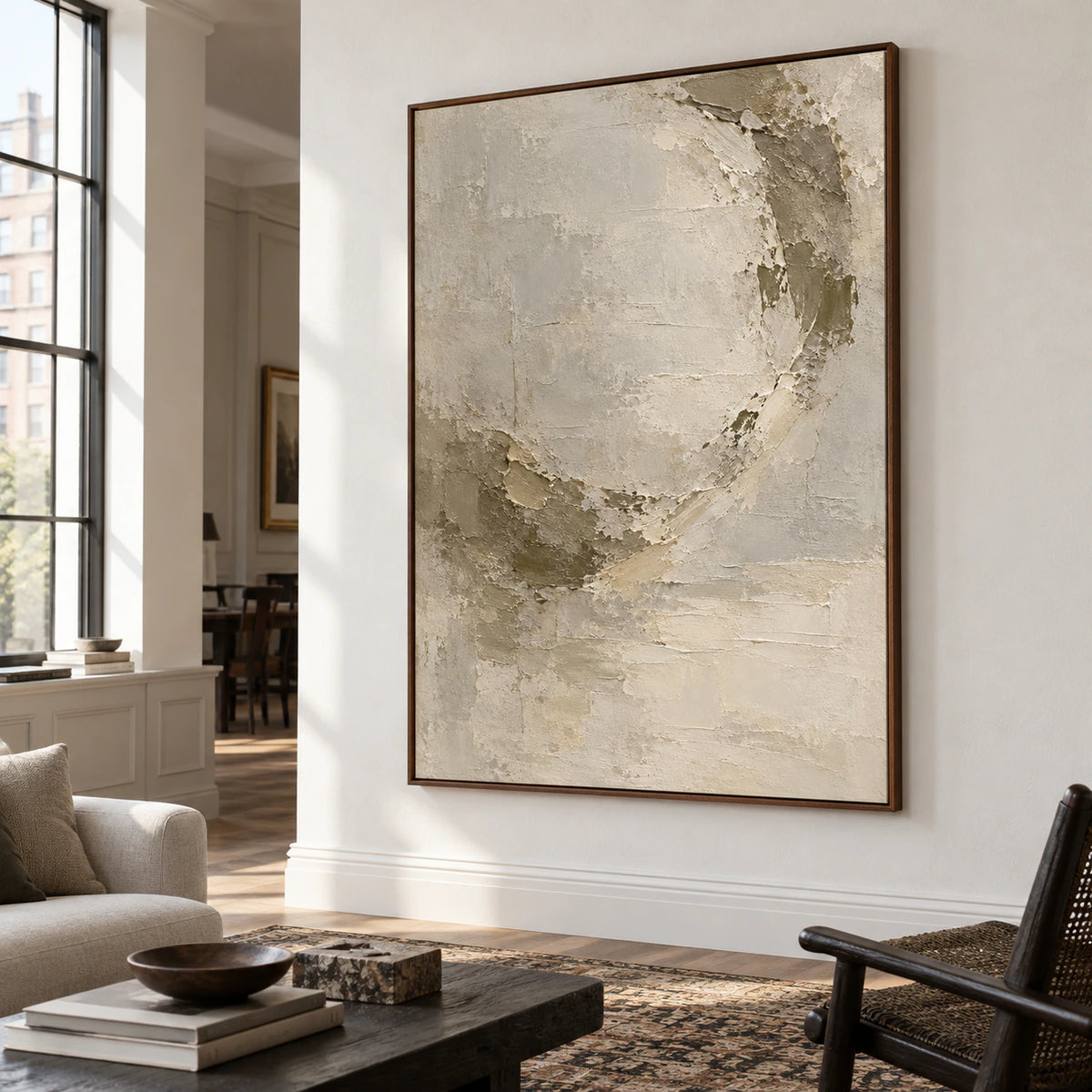 Marl Halo displayed at large scale in an expansive loft interior with open architecture and bright daylight.