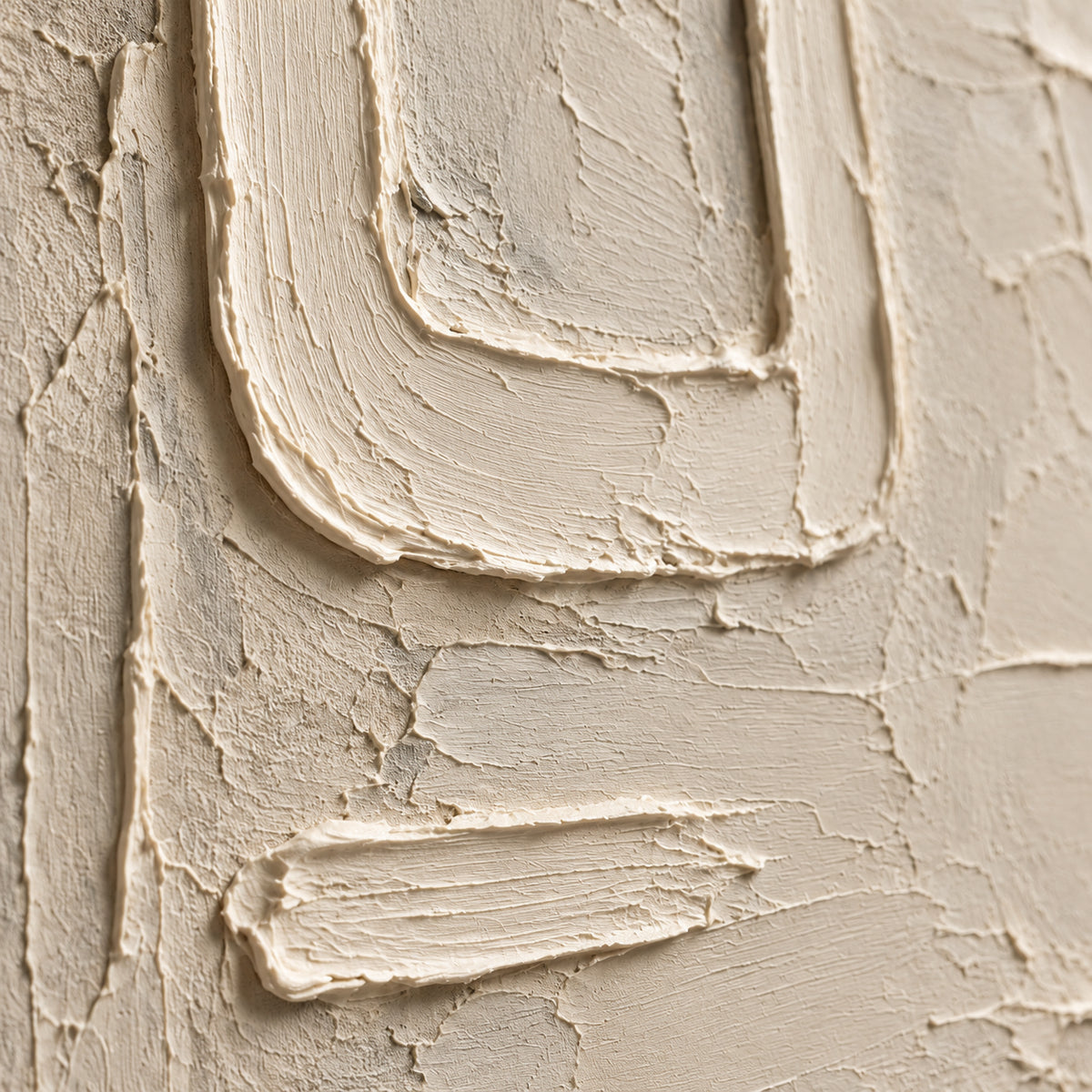 Parchment-Arcade oil painting brushwork and impasto detail photographed from an oblique side angle