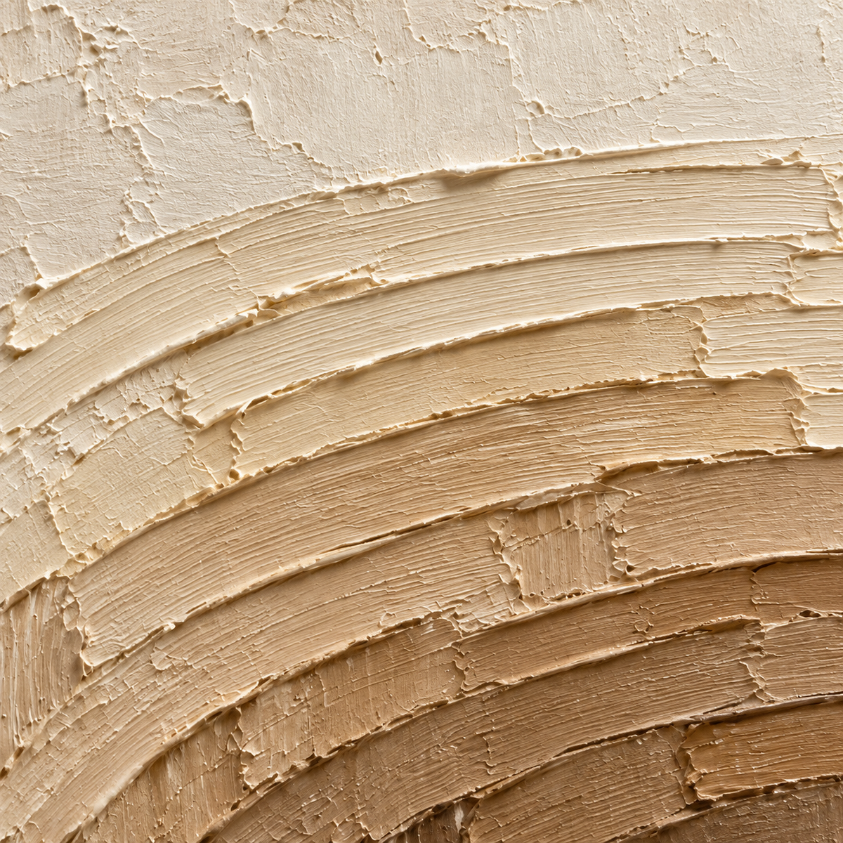 Parchment-Swerve oil painting brushwork and impasto detail photographed from an oblique side angle
