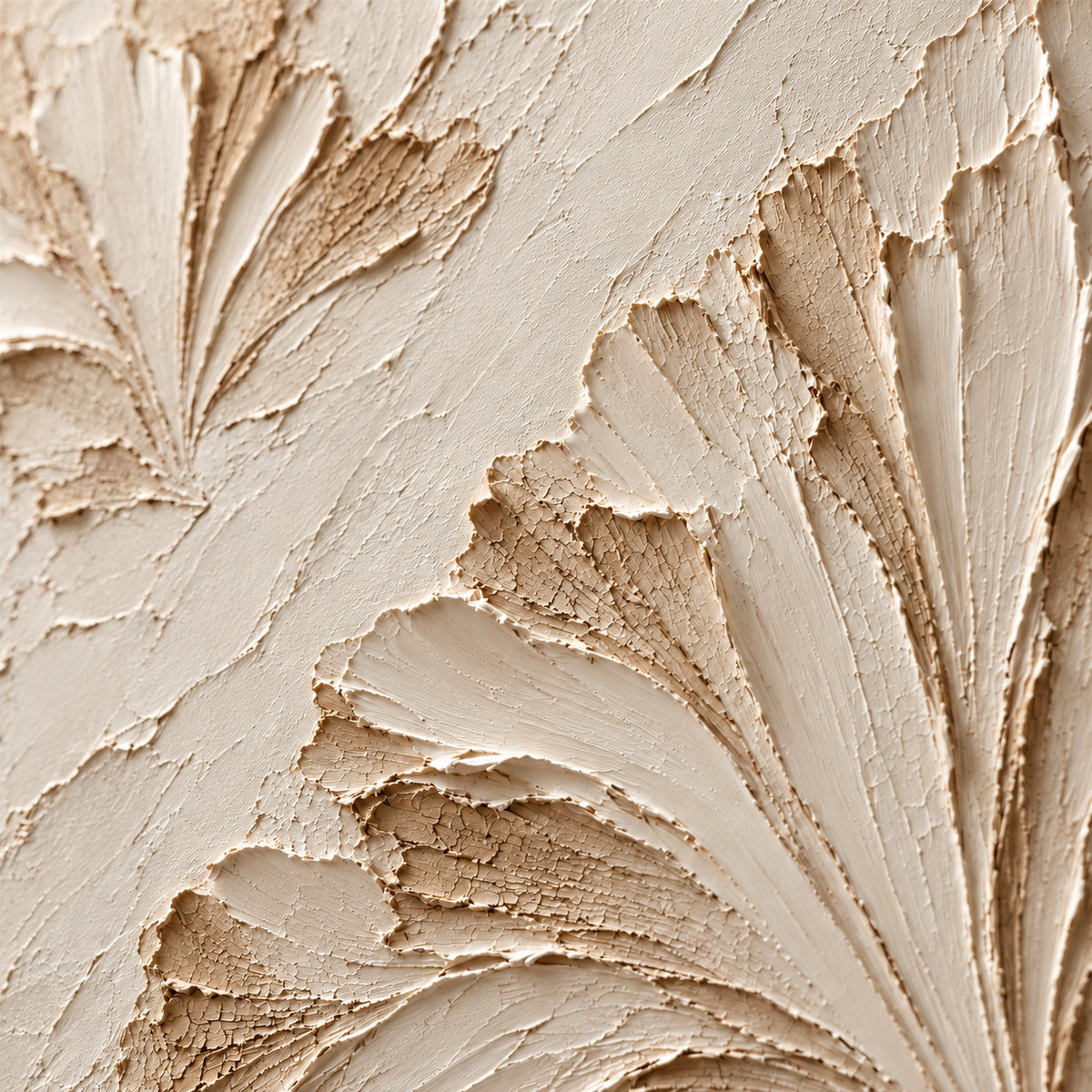 Petal-Vault oil painting brushwork and impasto detail photographed from an oblique side angle