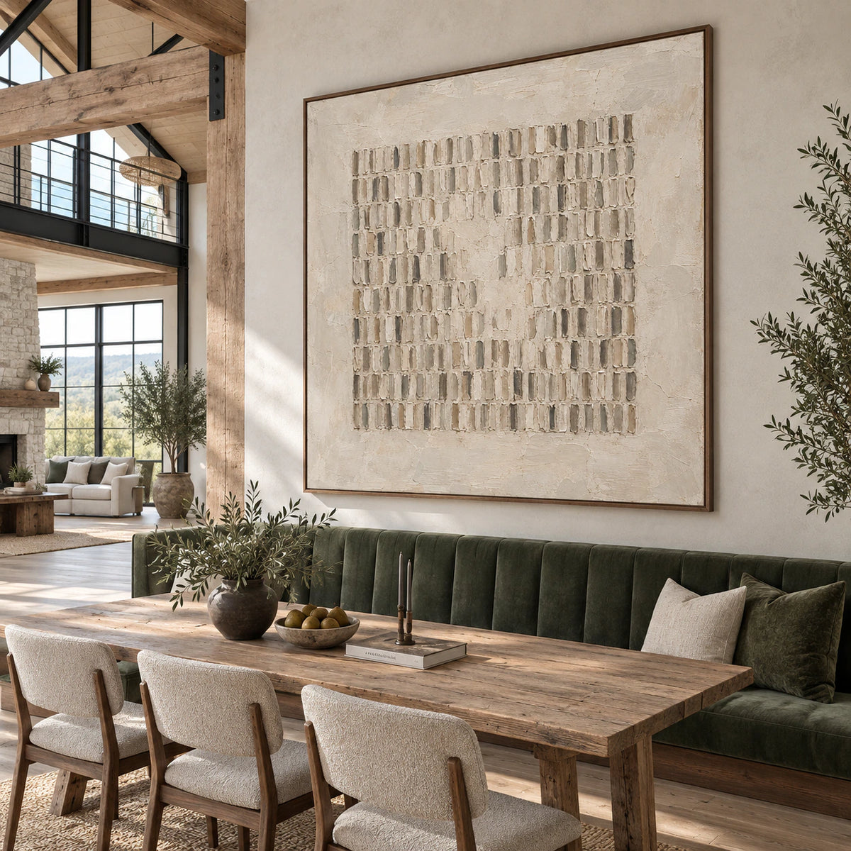 Plaster-Archive featured in an expansive daylight-filled loft interior.