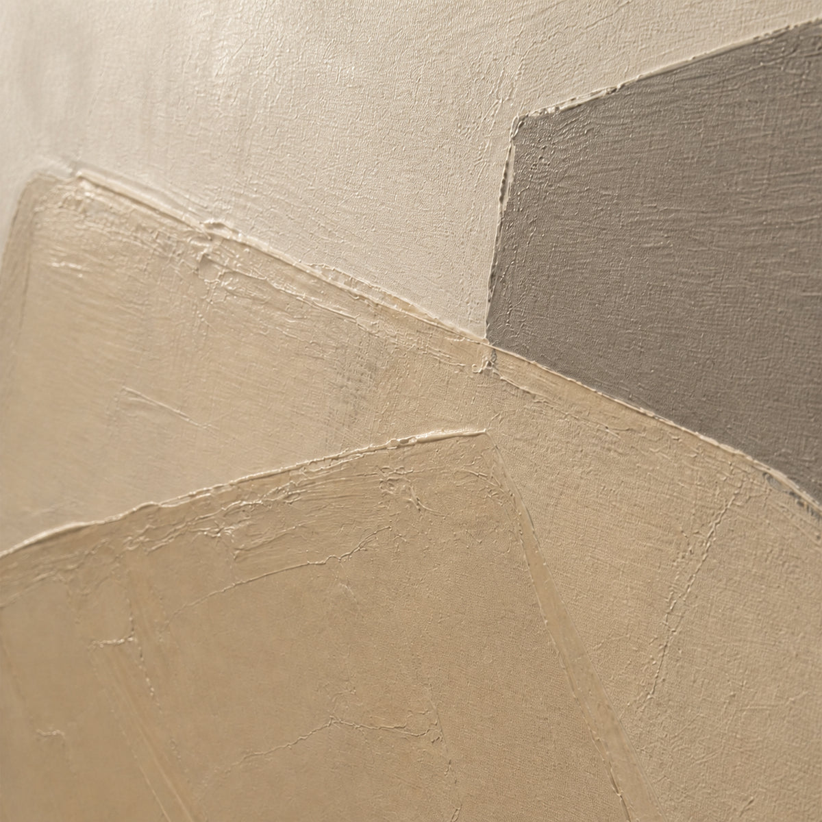 Plaster-Contour oil painting brushwork and impasto detail photographed from an oblique side angle